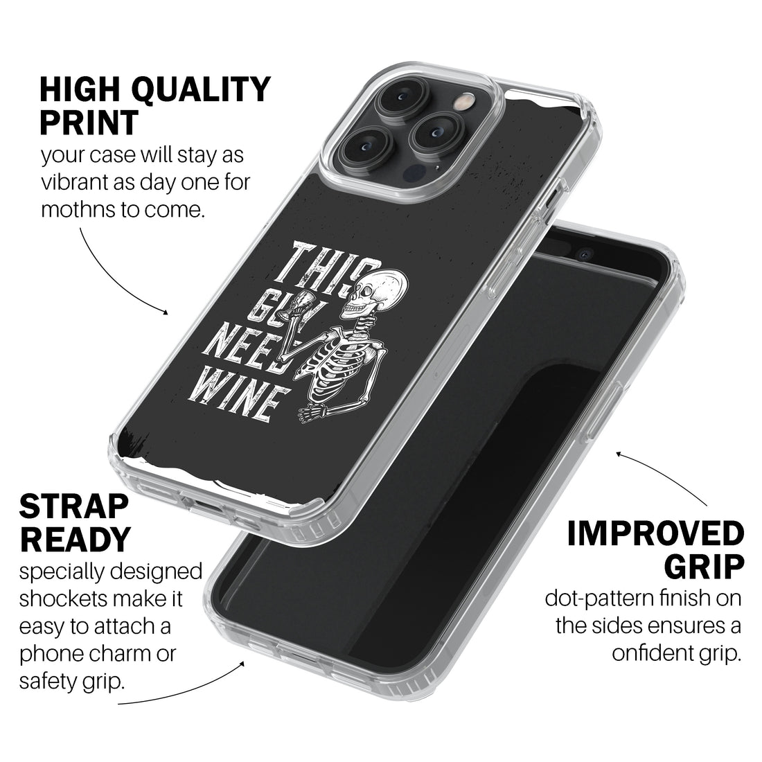 This Guy Needs Wine Phone Cover