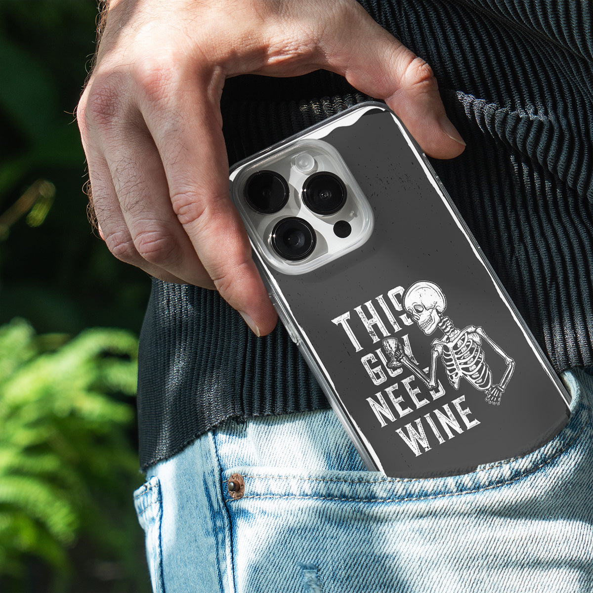 This Guy Needs Wine Phone Cover