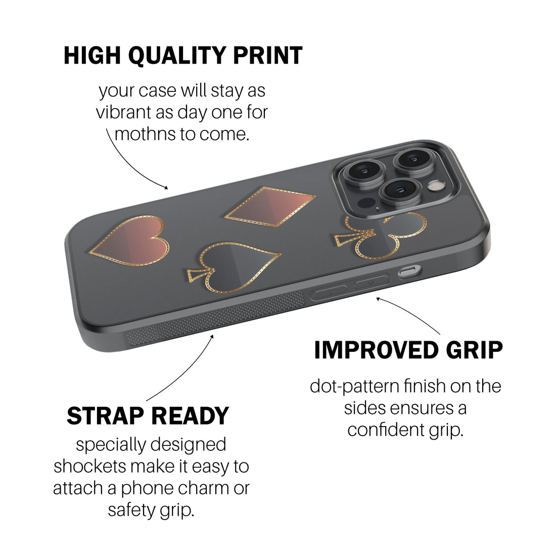Card Suits Phone Cover