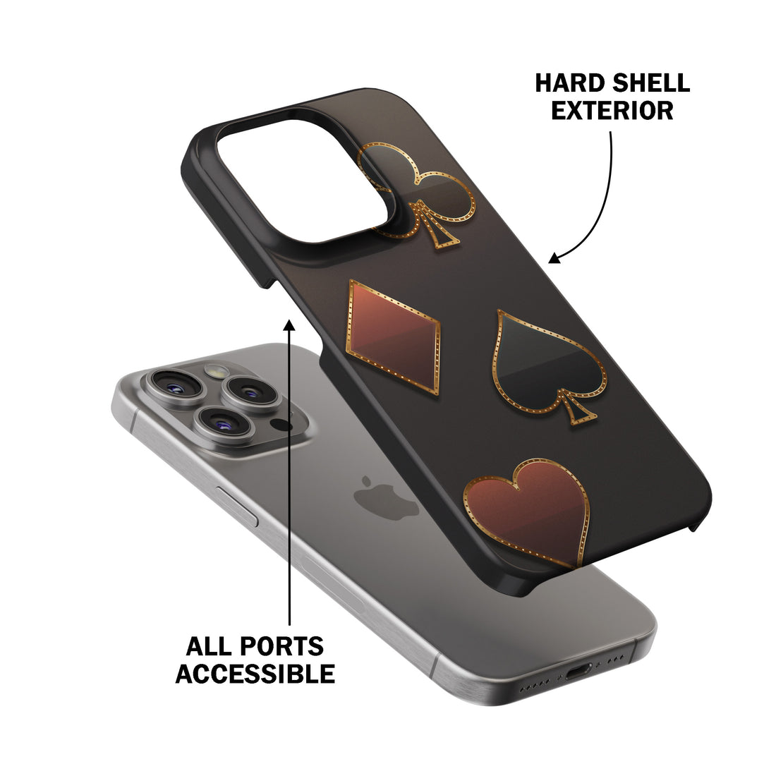Card Suits Phone Cover