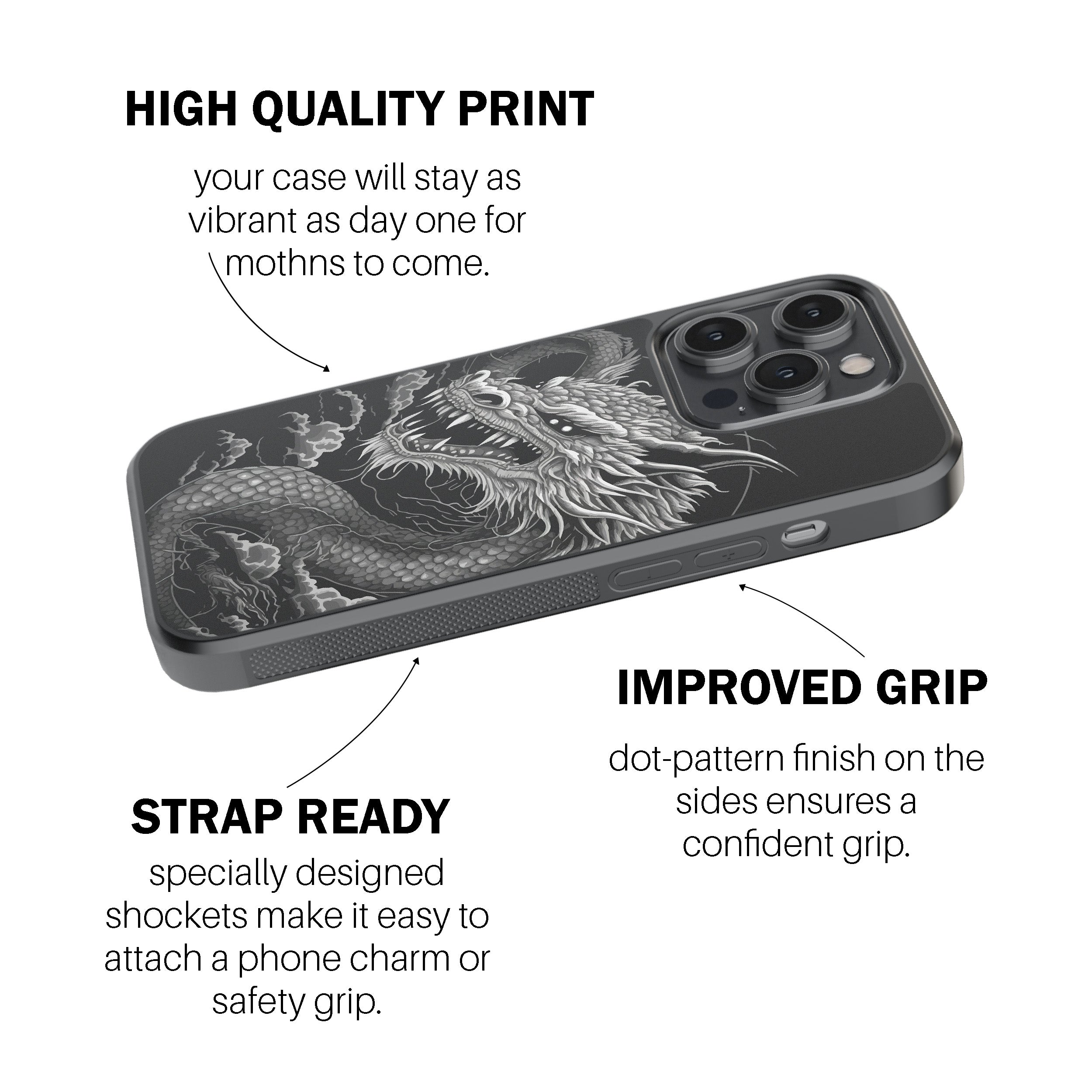 Dragon Sketch Design Phone Cover