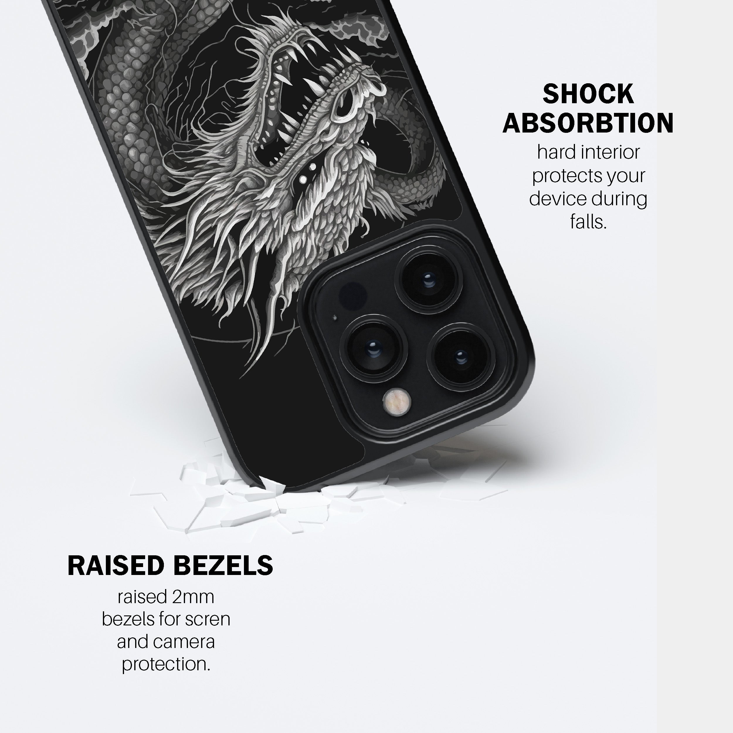 Dragon Sketch Design Phone Cover