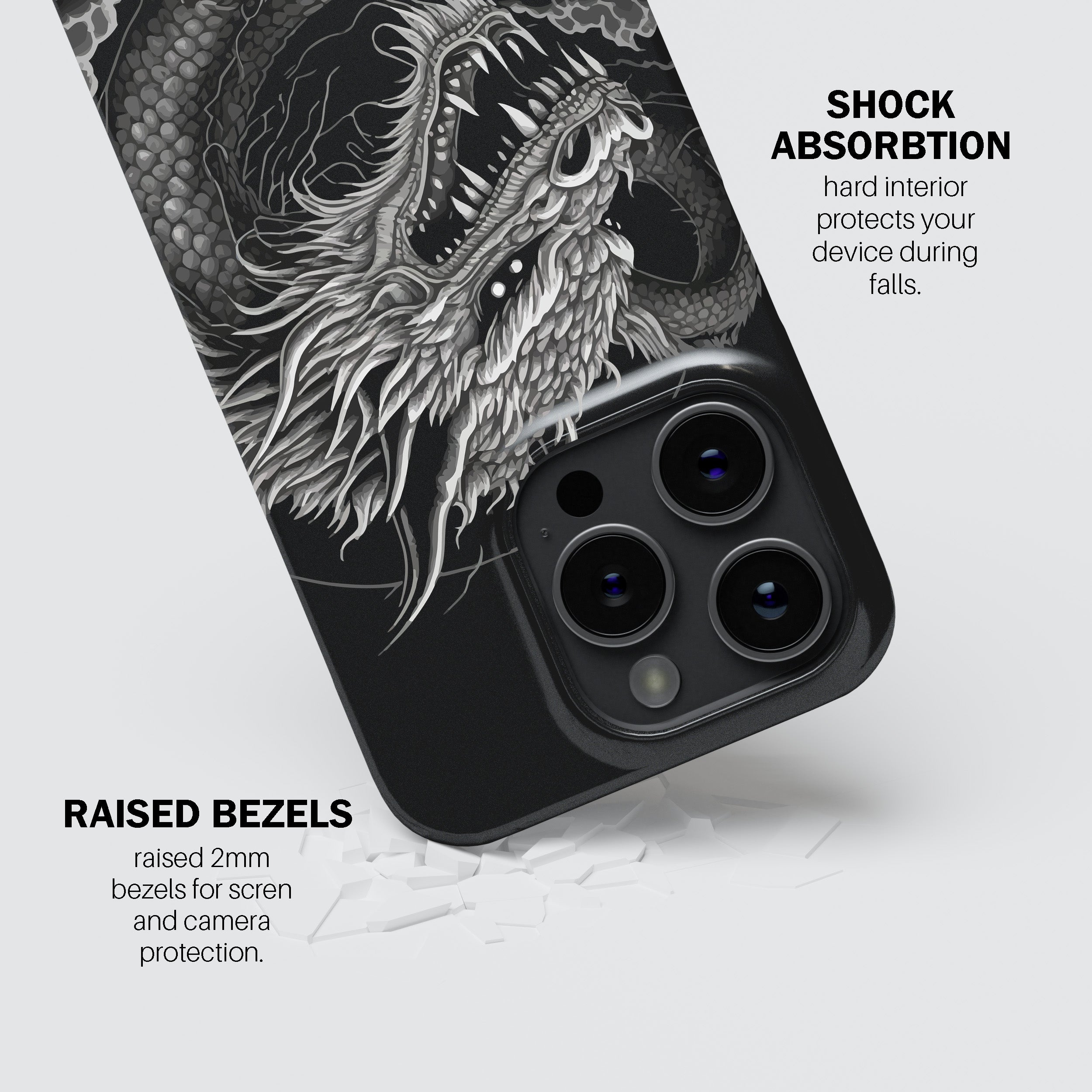 Dragon Sketch Design Phone Cover