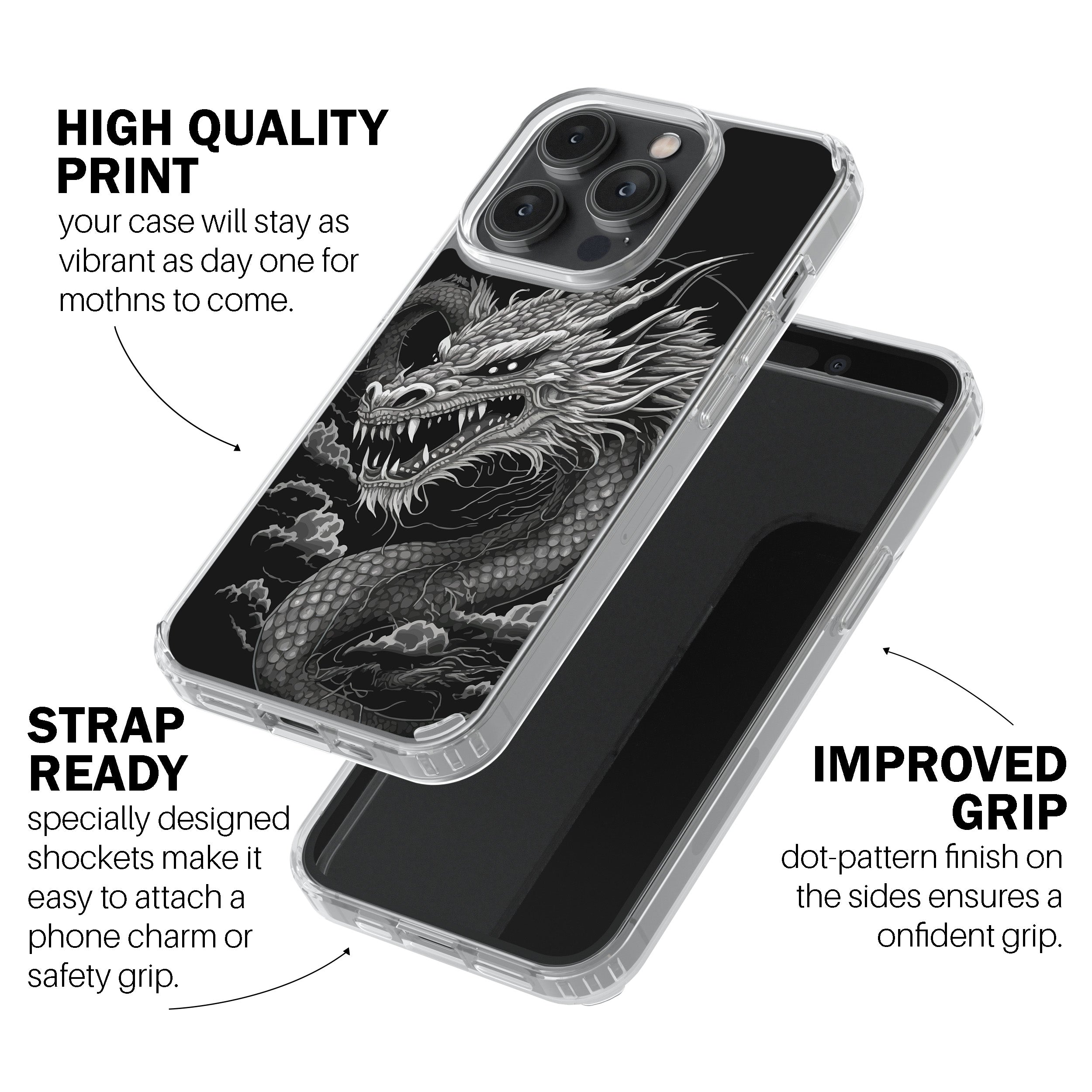 Dragon Sketch Design Phone Cover