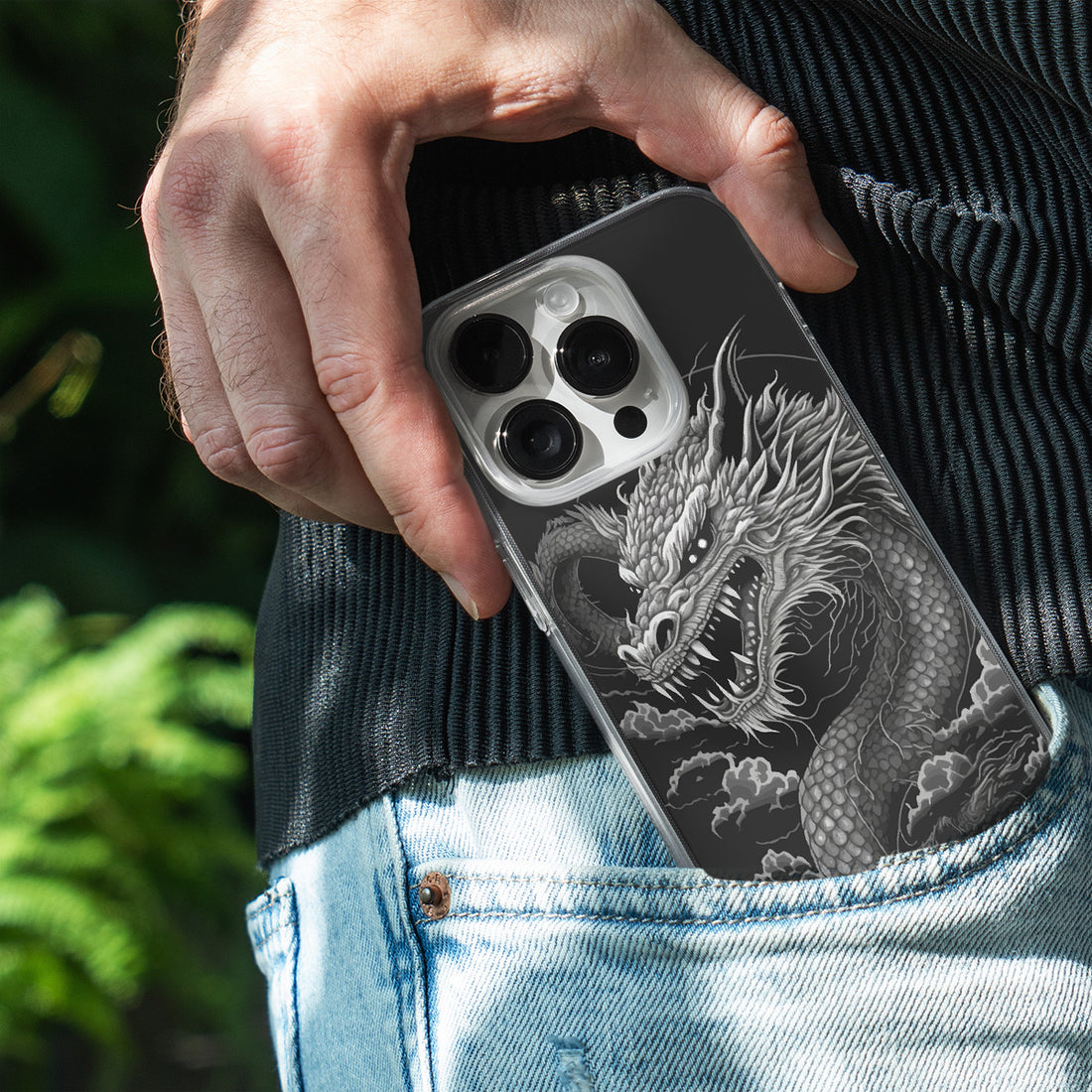 Dragon Sketch Design Phone Cover