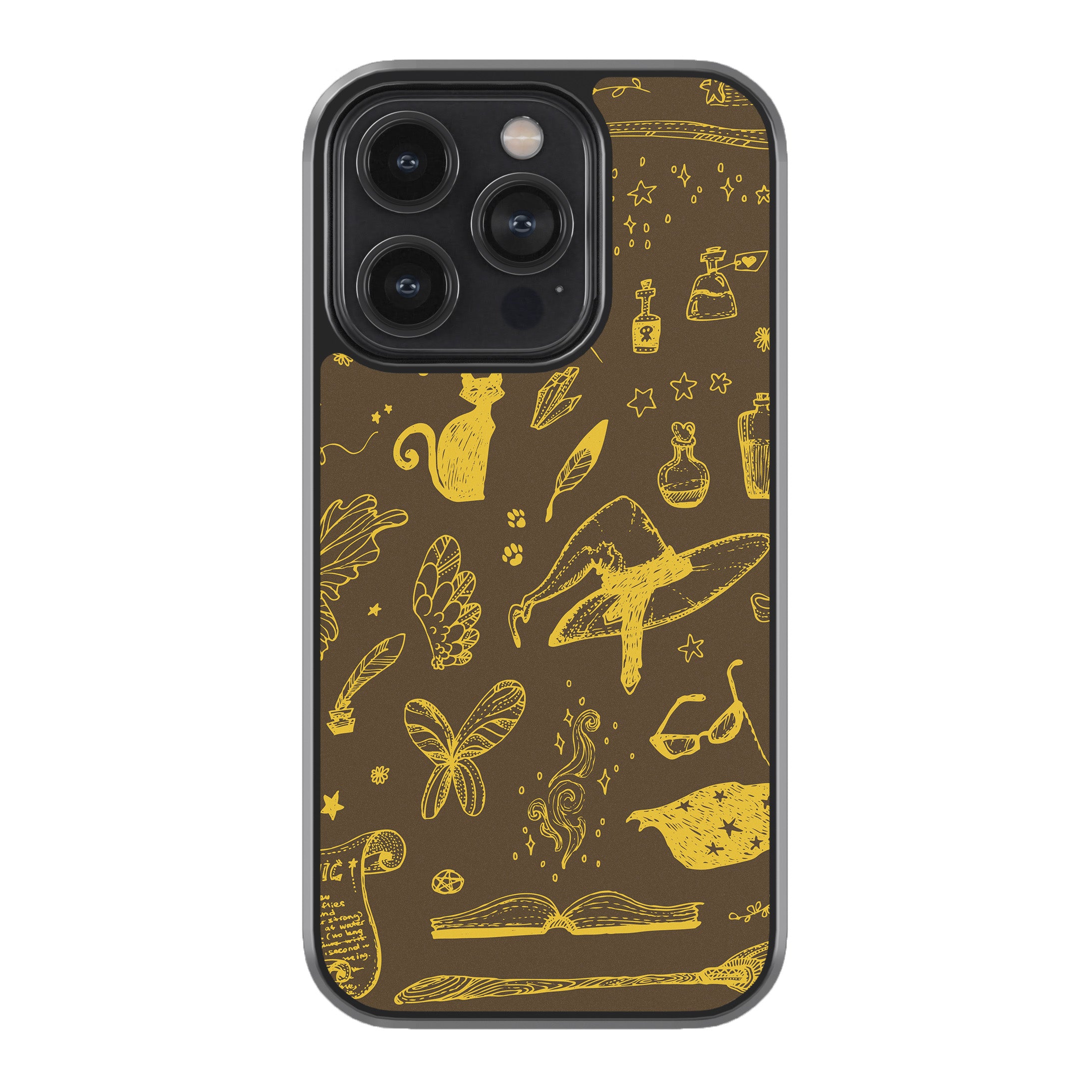 Golden Nature Sketch Phone Cover