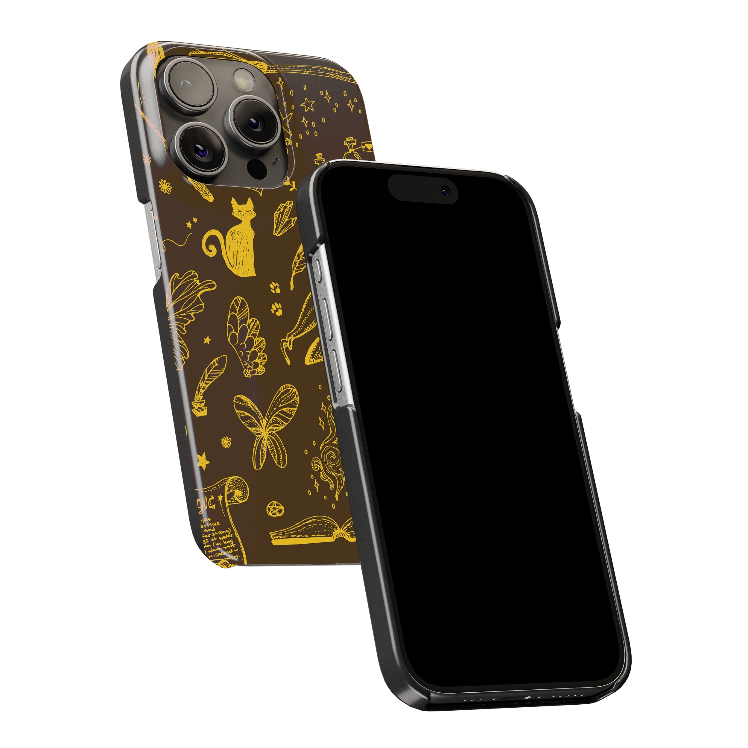 Golden Nature Sketch Phone Cover