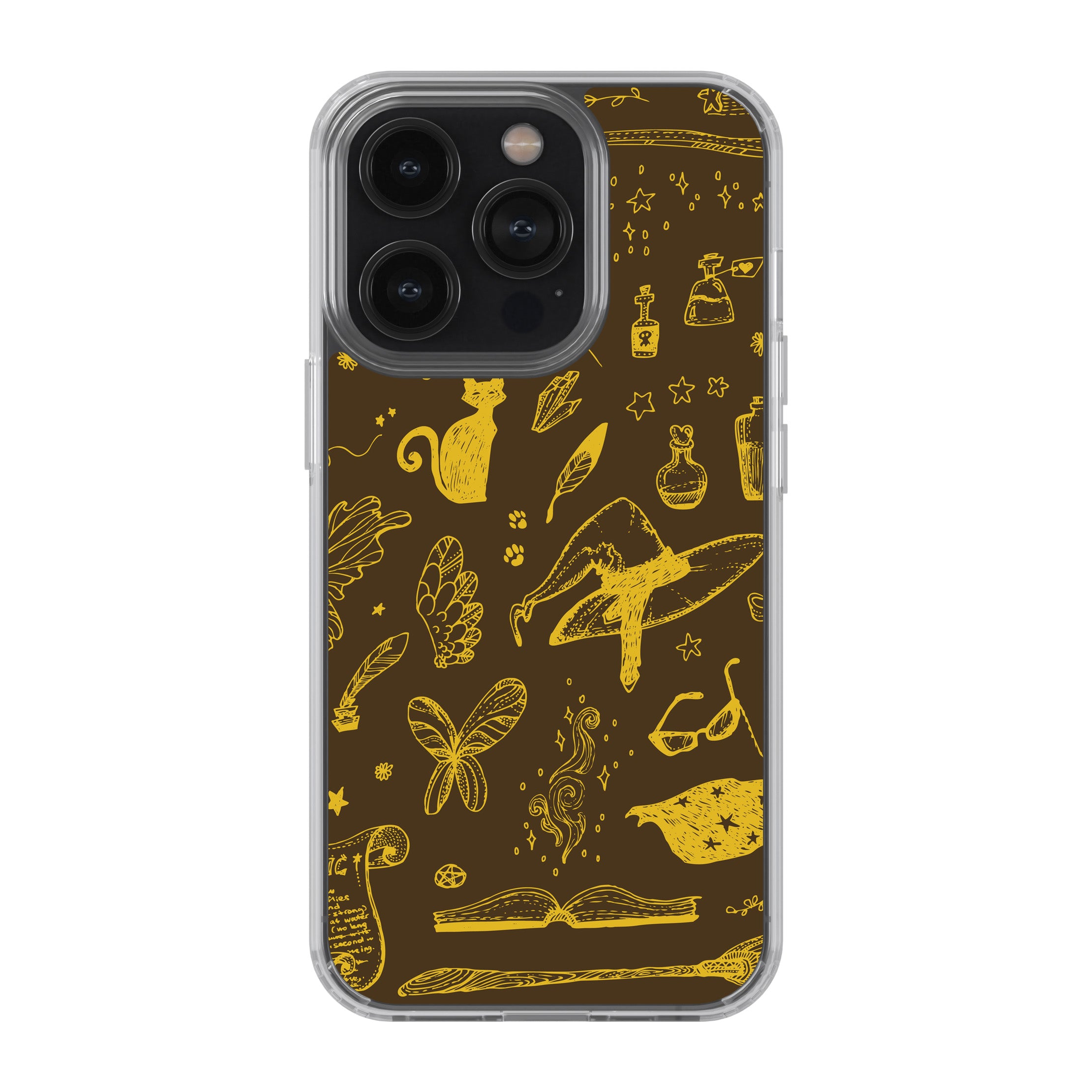 Golden Nature Sketch Phone Cover