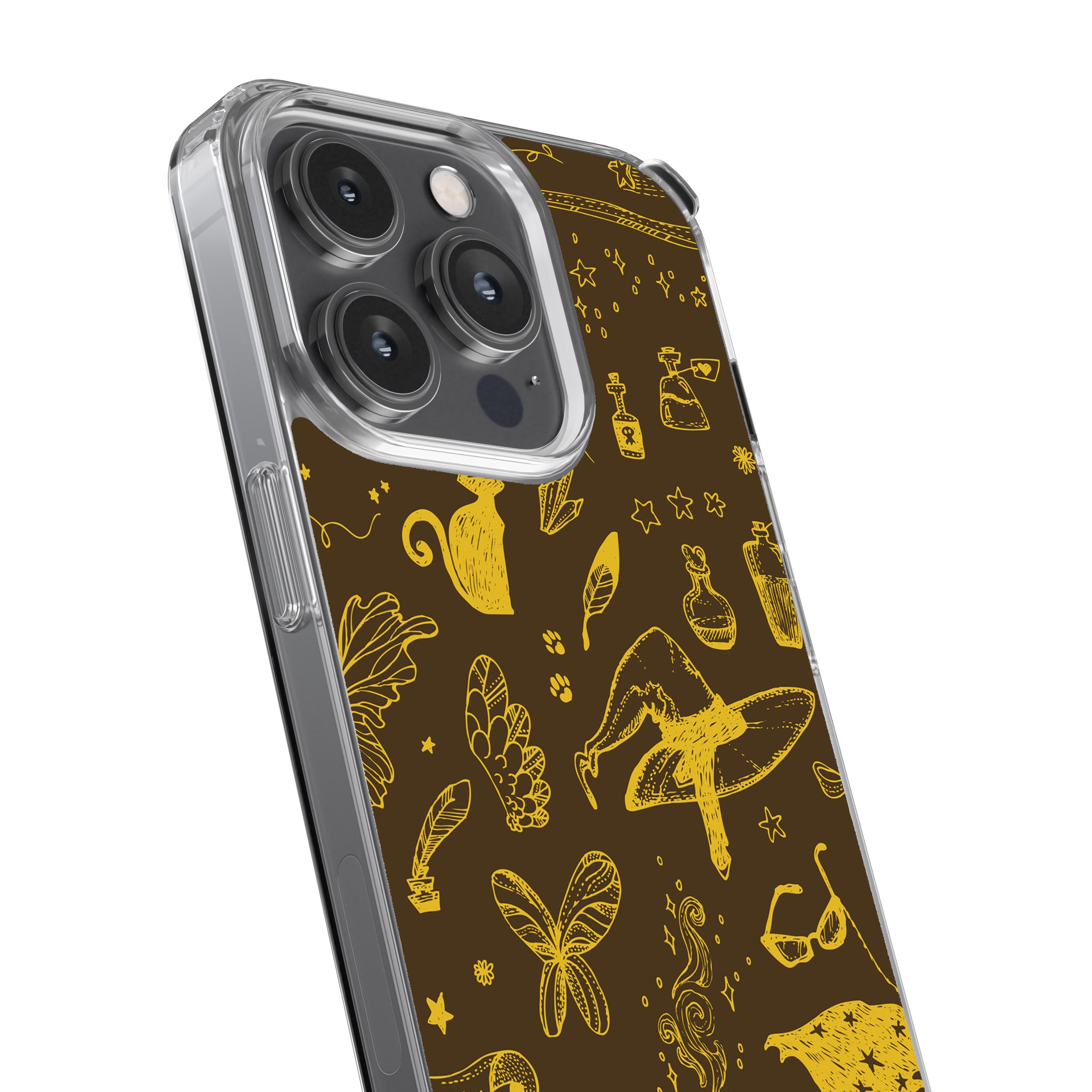 Golden Nature Sketch Phone Cover