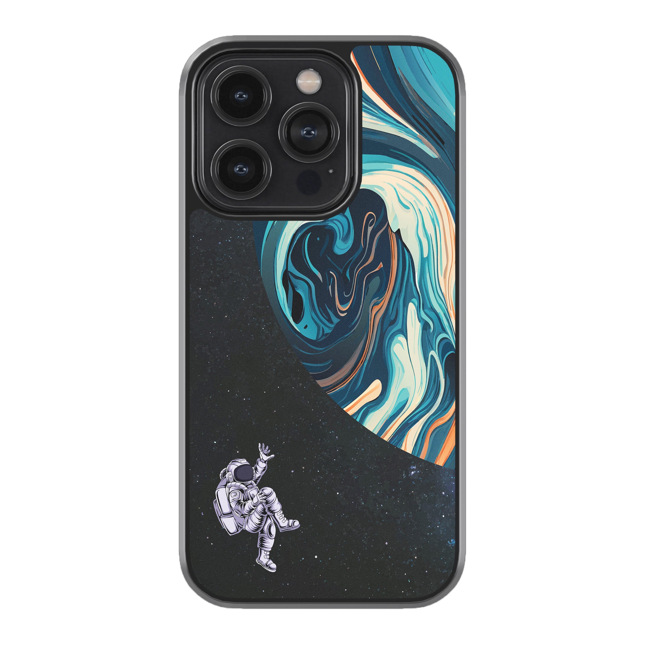 Astronaut And Space Swirl – Phone Cover