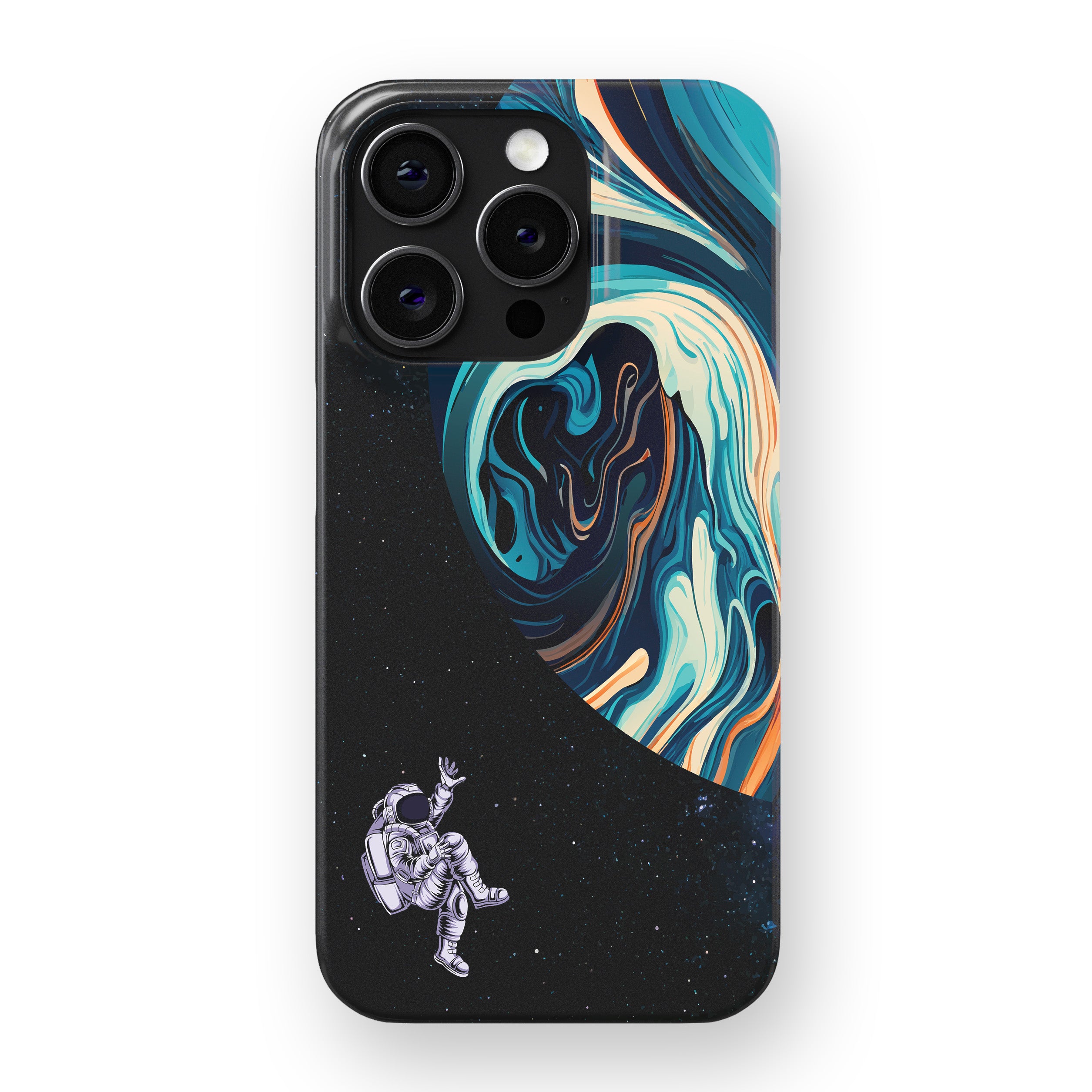 Astronaut And Space Swirl – Phone Cover