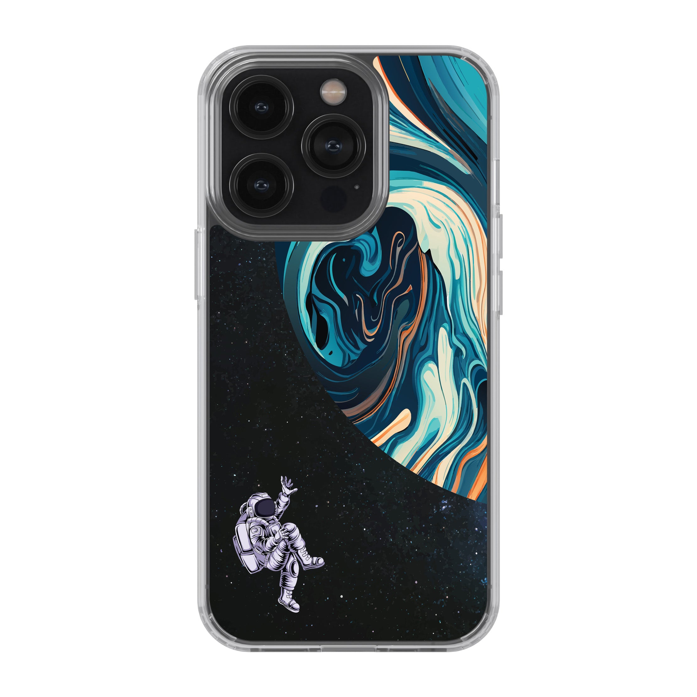 Astronaut And Space Swirl – Phone Cover