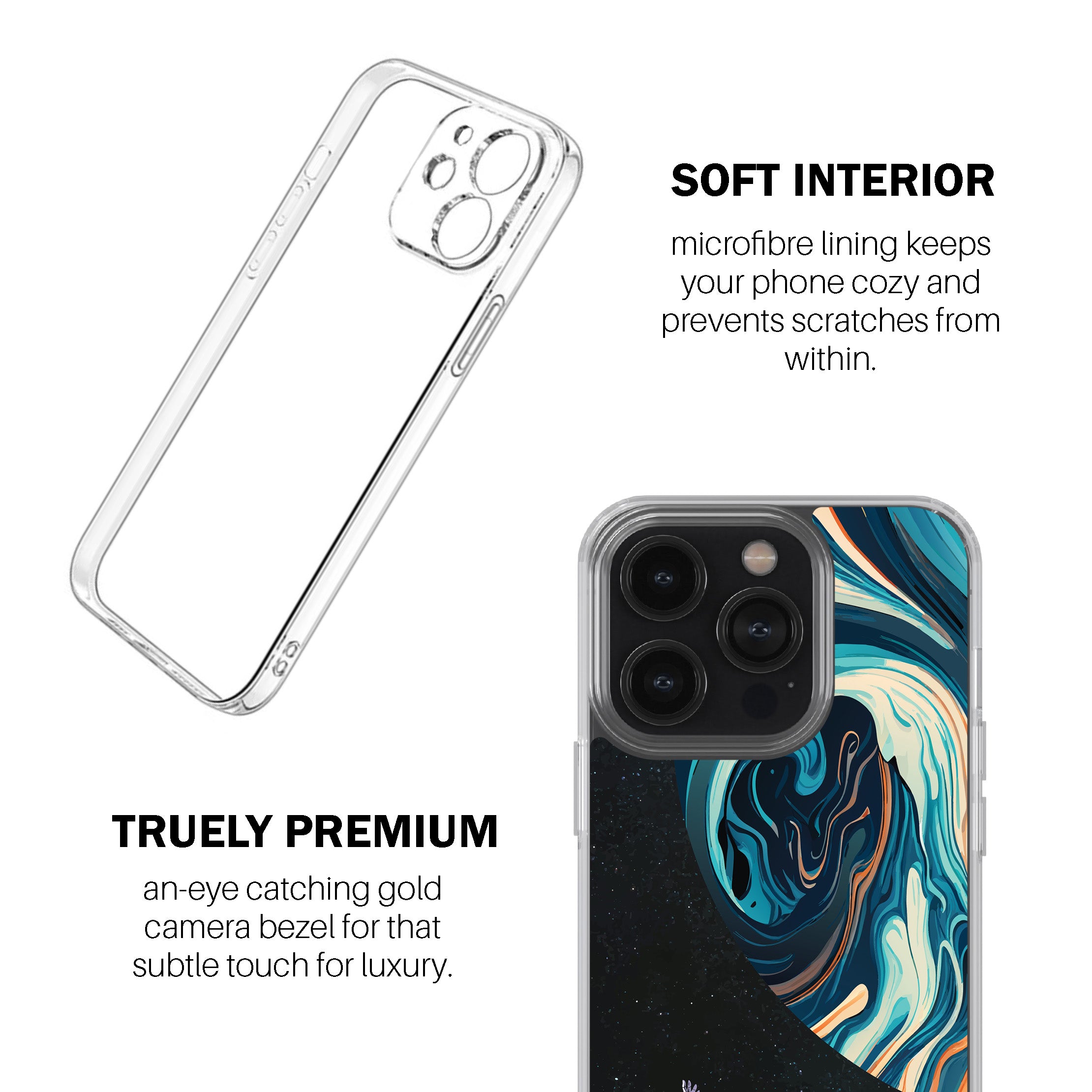 Astronaut And Space Swirl – Phone Cover