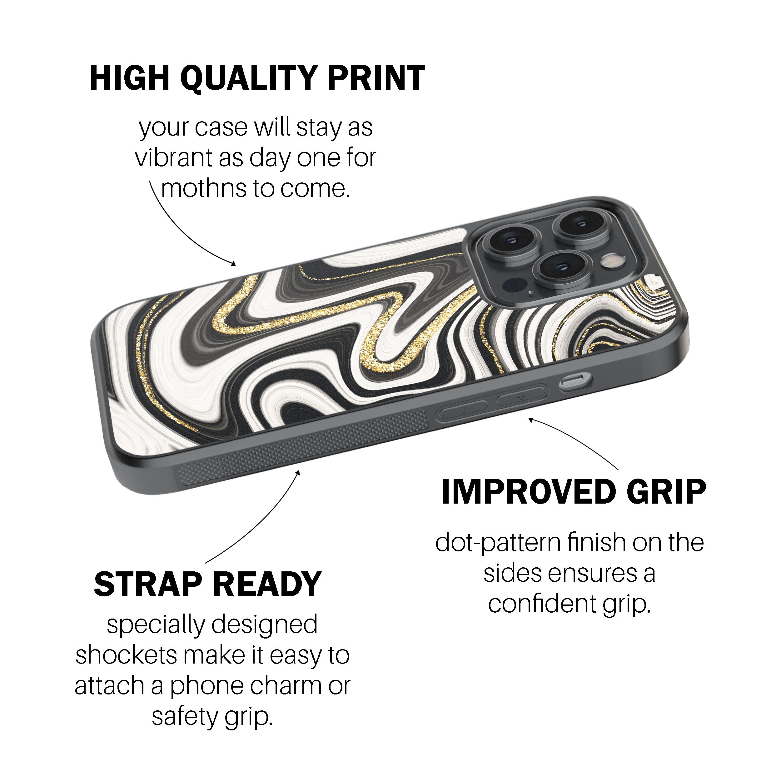 Marble Waves Phone Cover