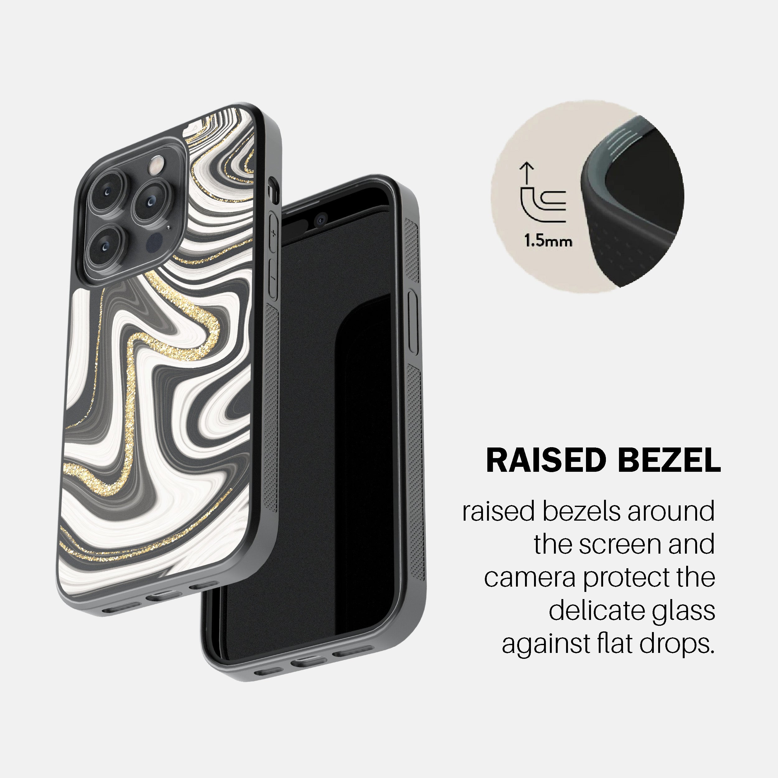 Marble Waves Phone Cover