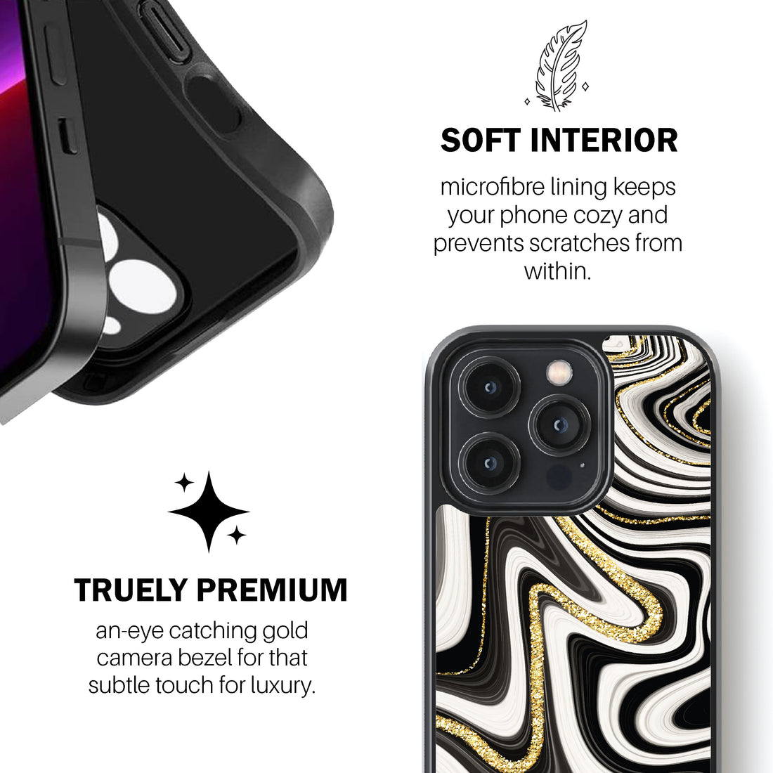 Marble Waves Phone Cover