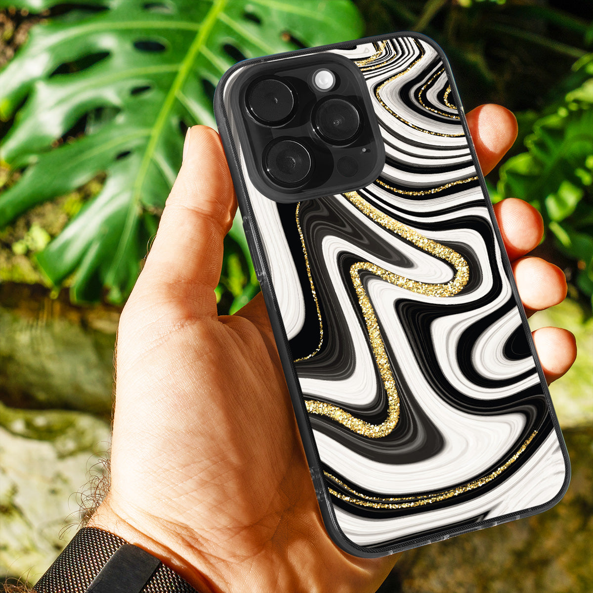 Marble Waves Phone Cover