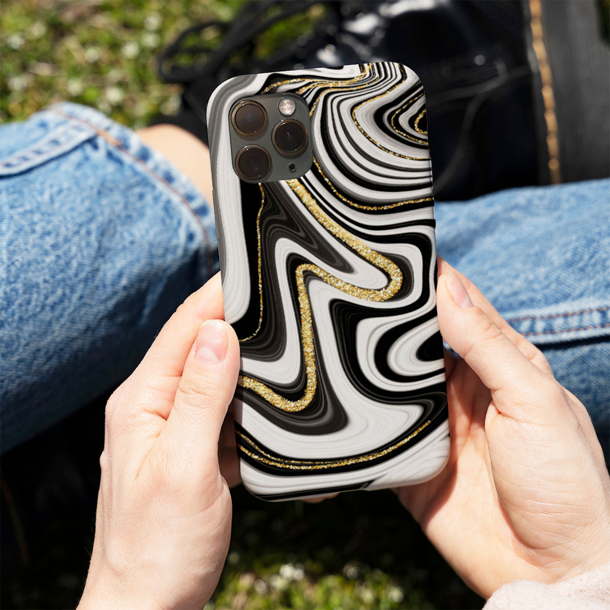 Marble Waves Phone Cover
