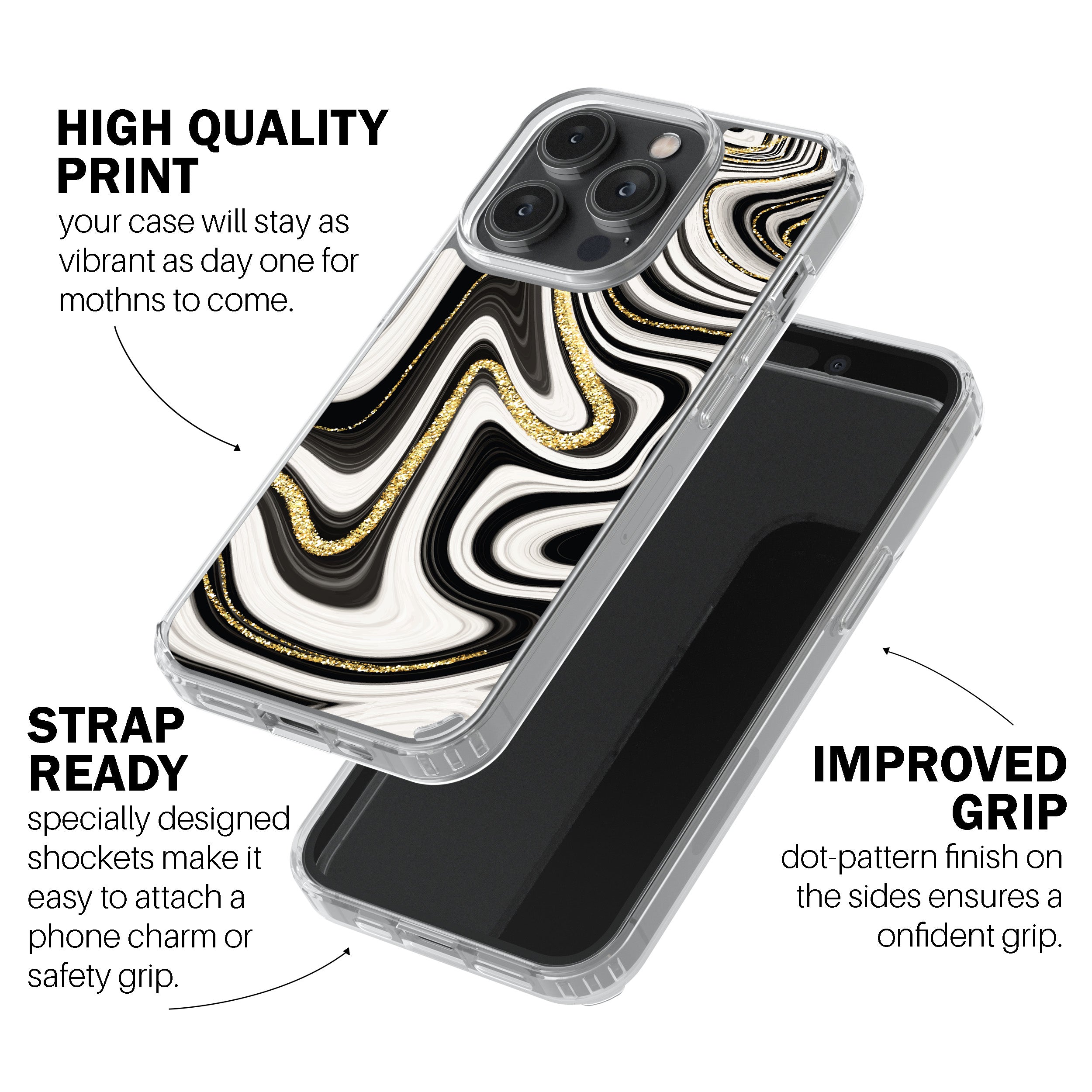 Marble Waves Phone Cover