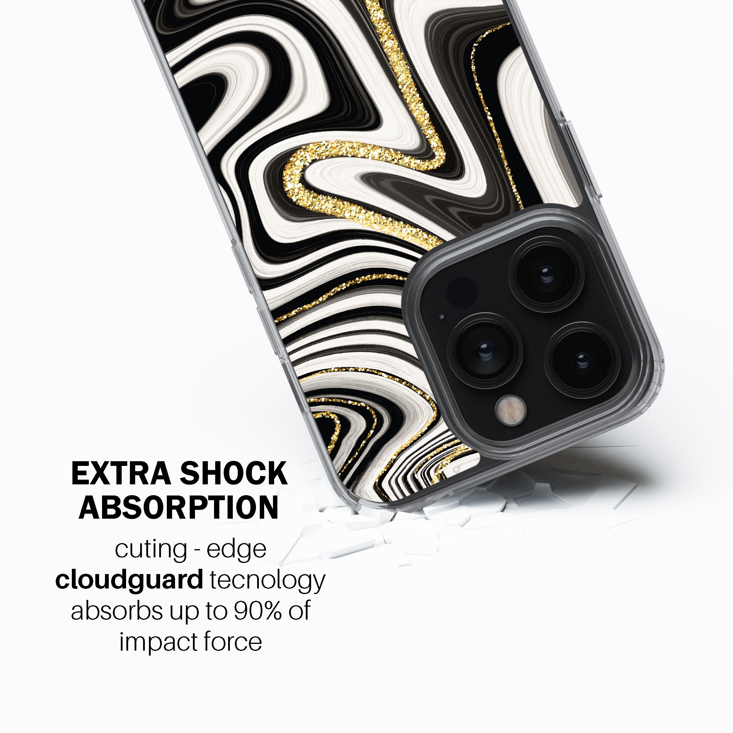 Marble Waves Phone Cover