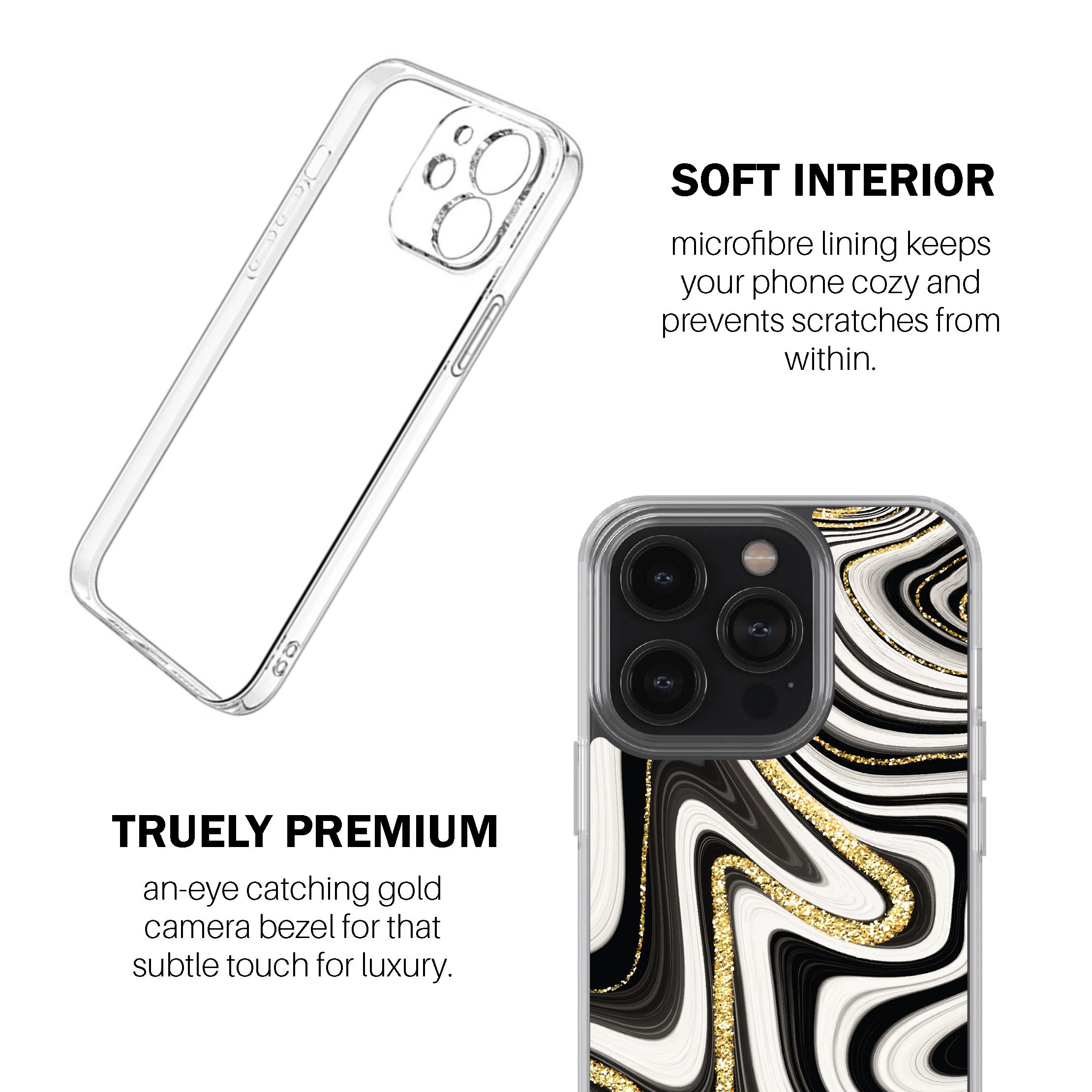Marble Waves Phone Cover