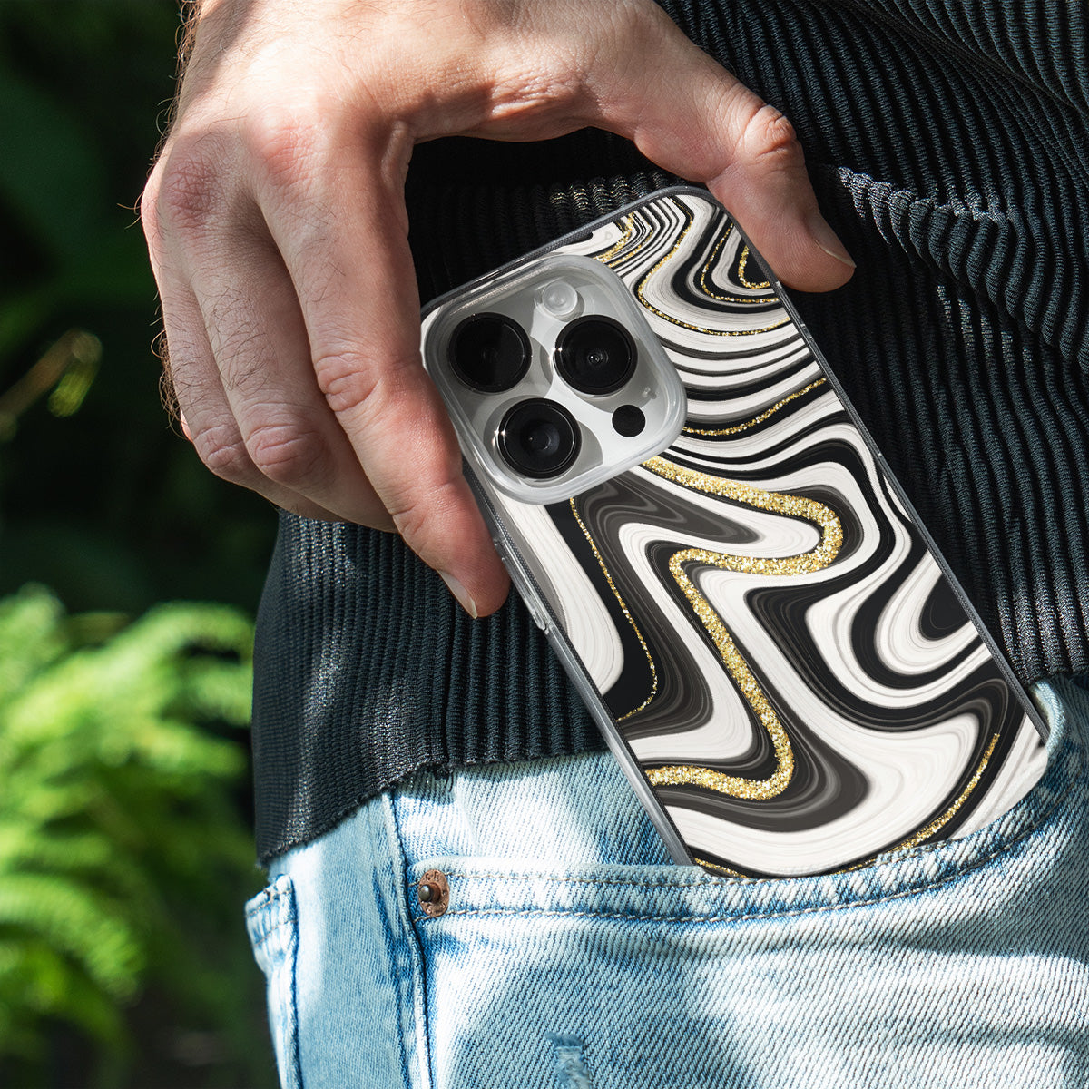 Marble Waves Phone Cover