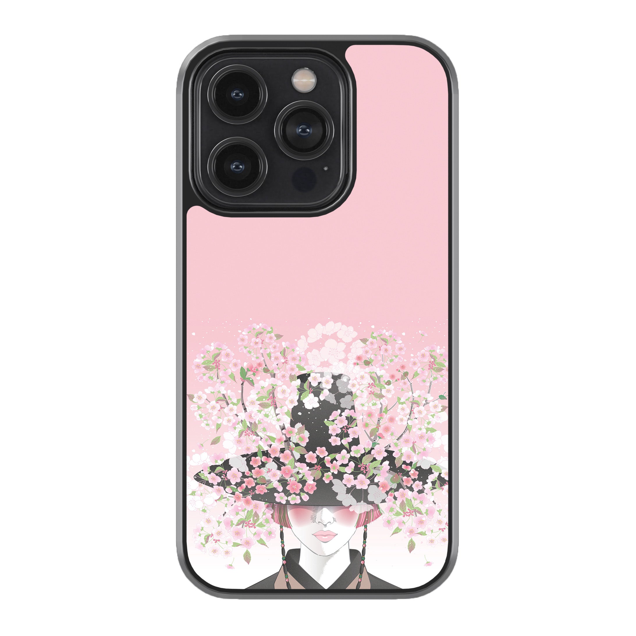 Floral Hat Phone Cover