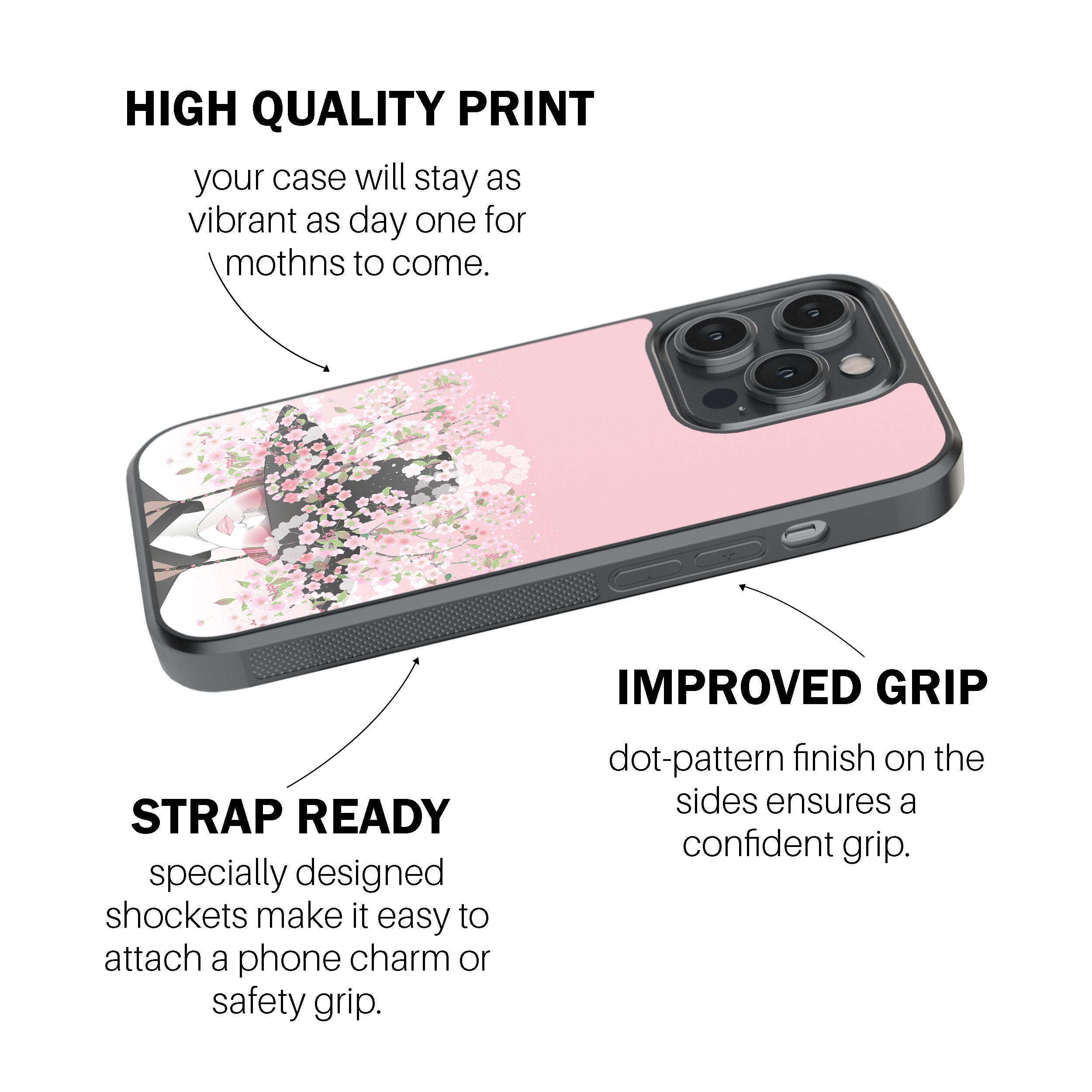 Floral Hat Phone Cover