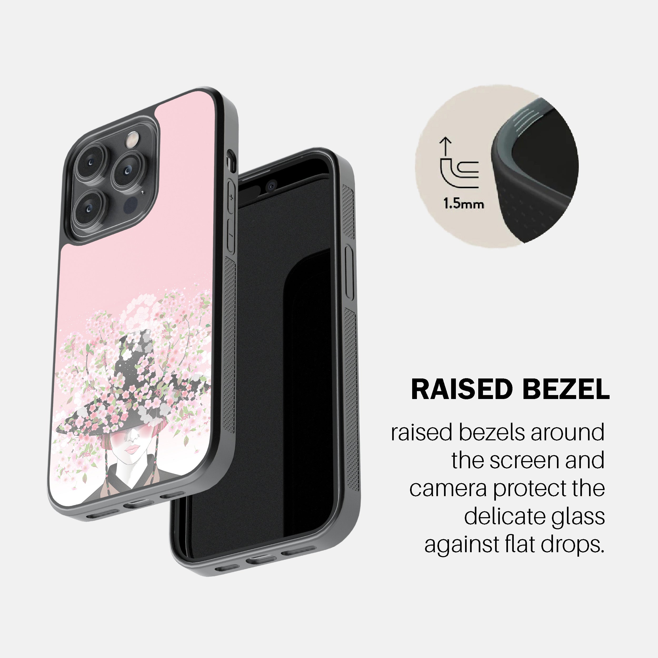 Floral Hat Phone Cover