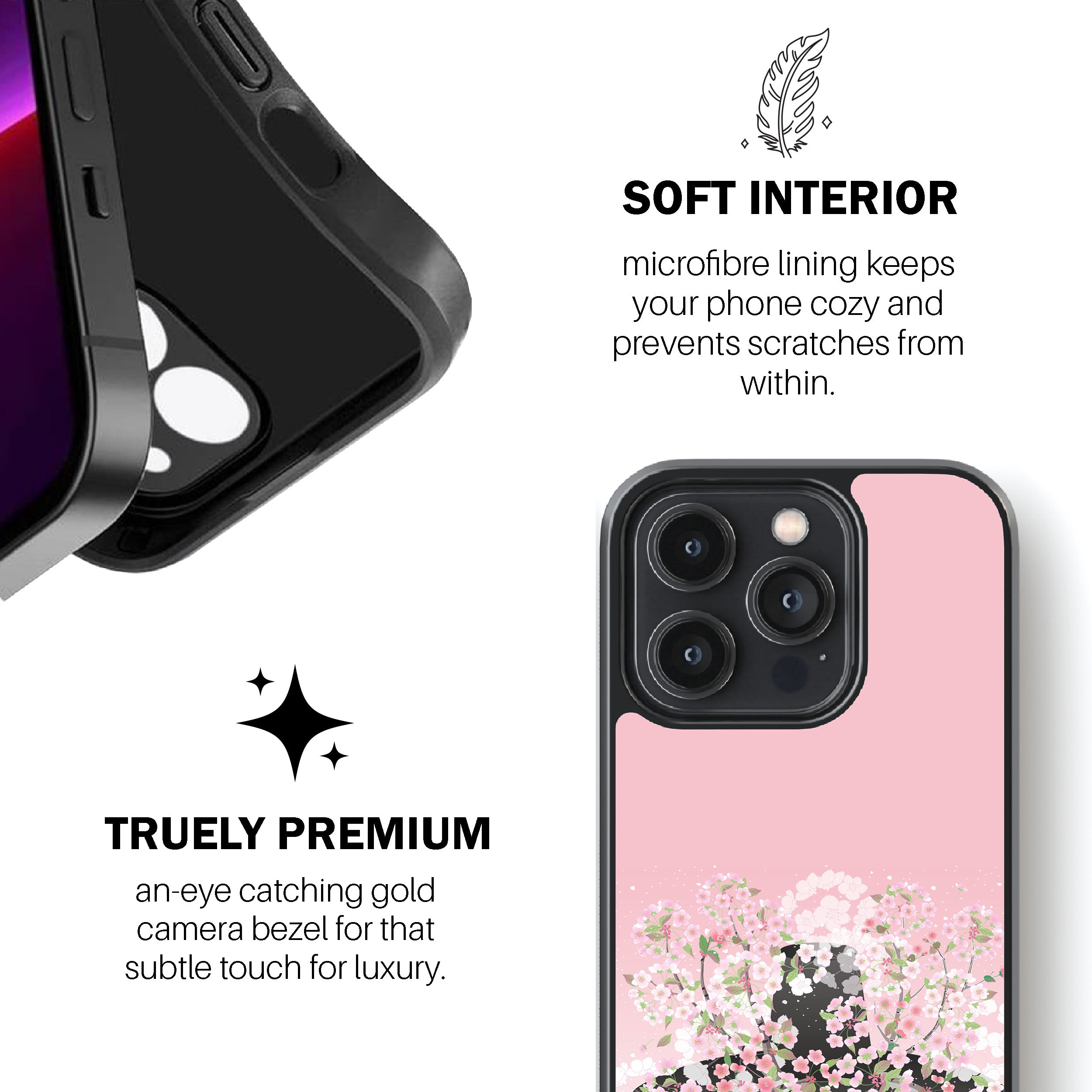 Floral Hat Phone Cover