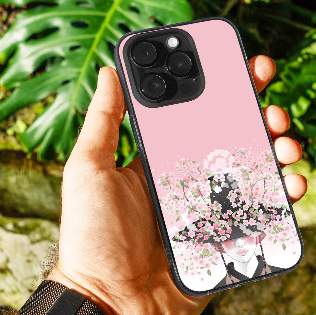 Floral Hat Phone Cover