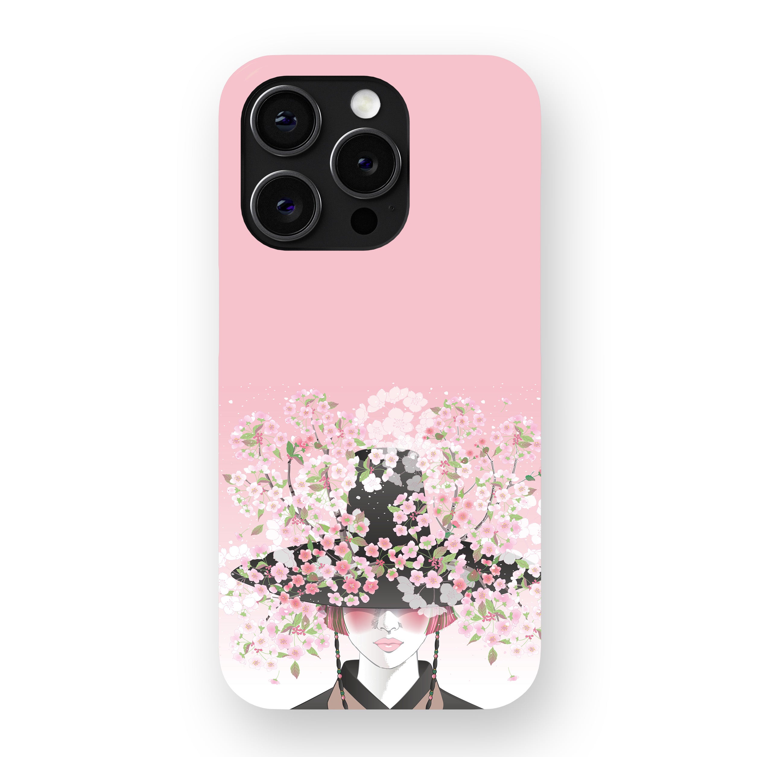 Floral Hat Phone Cover