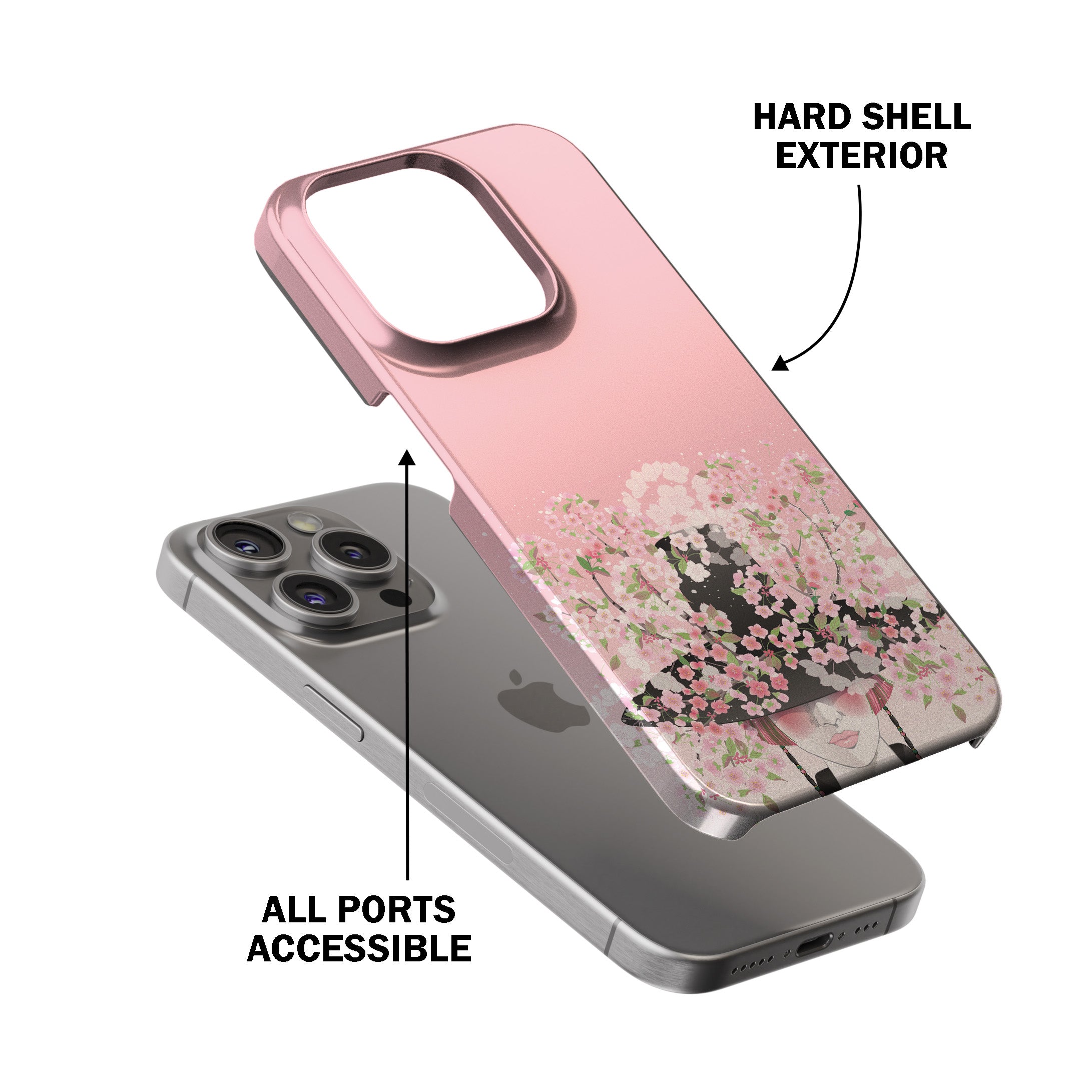 Floral Hat Phone Cover
