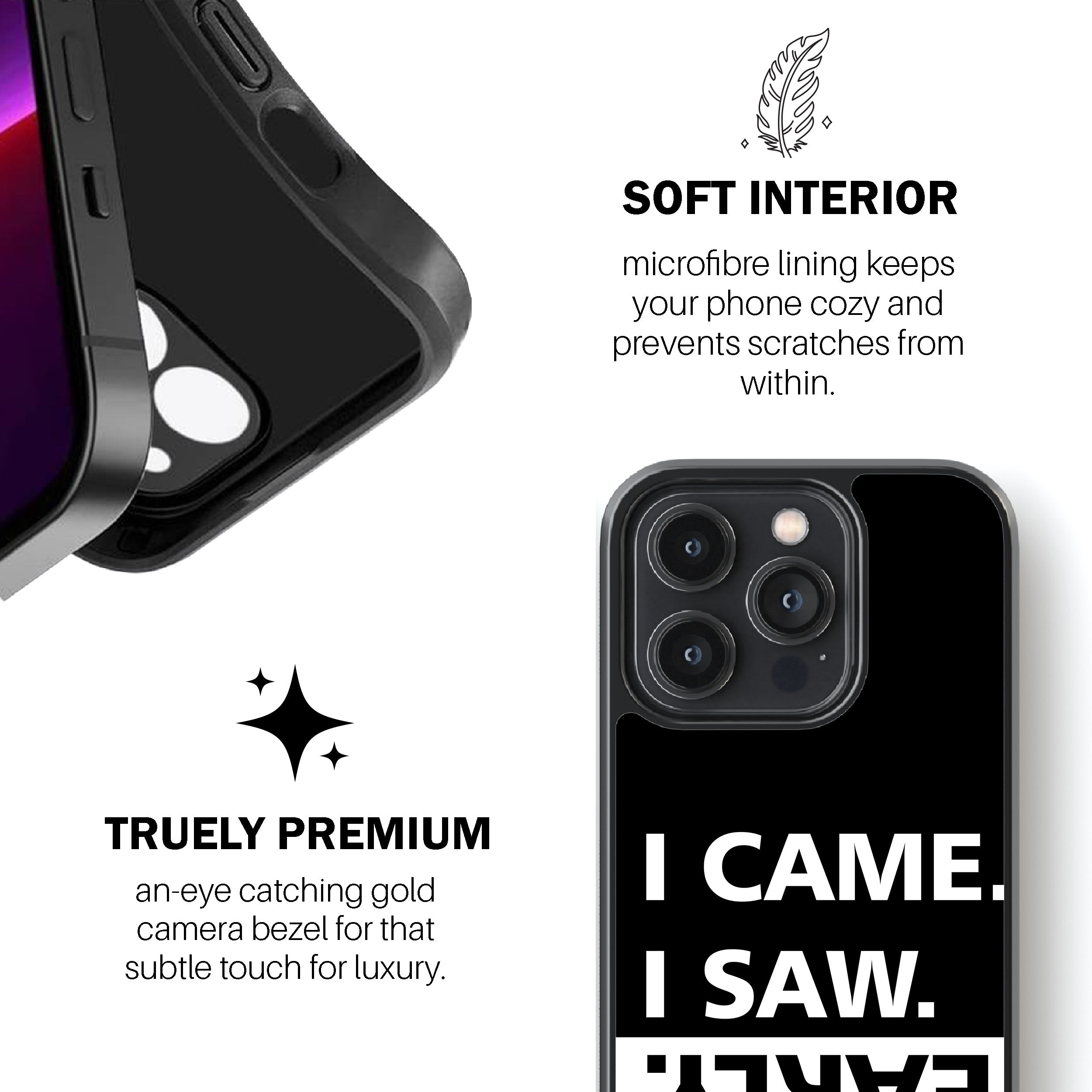 I Came. I Saw. I Left Early. Phone Cover