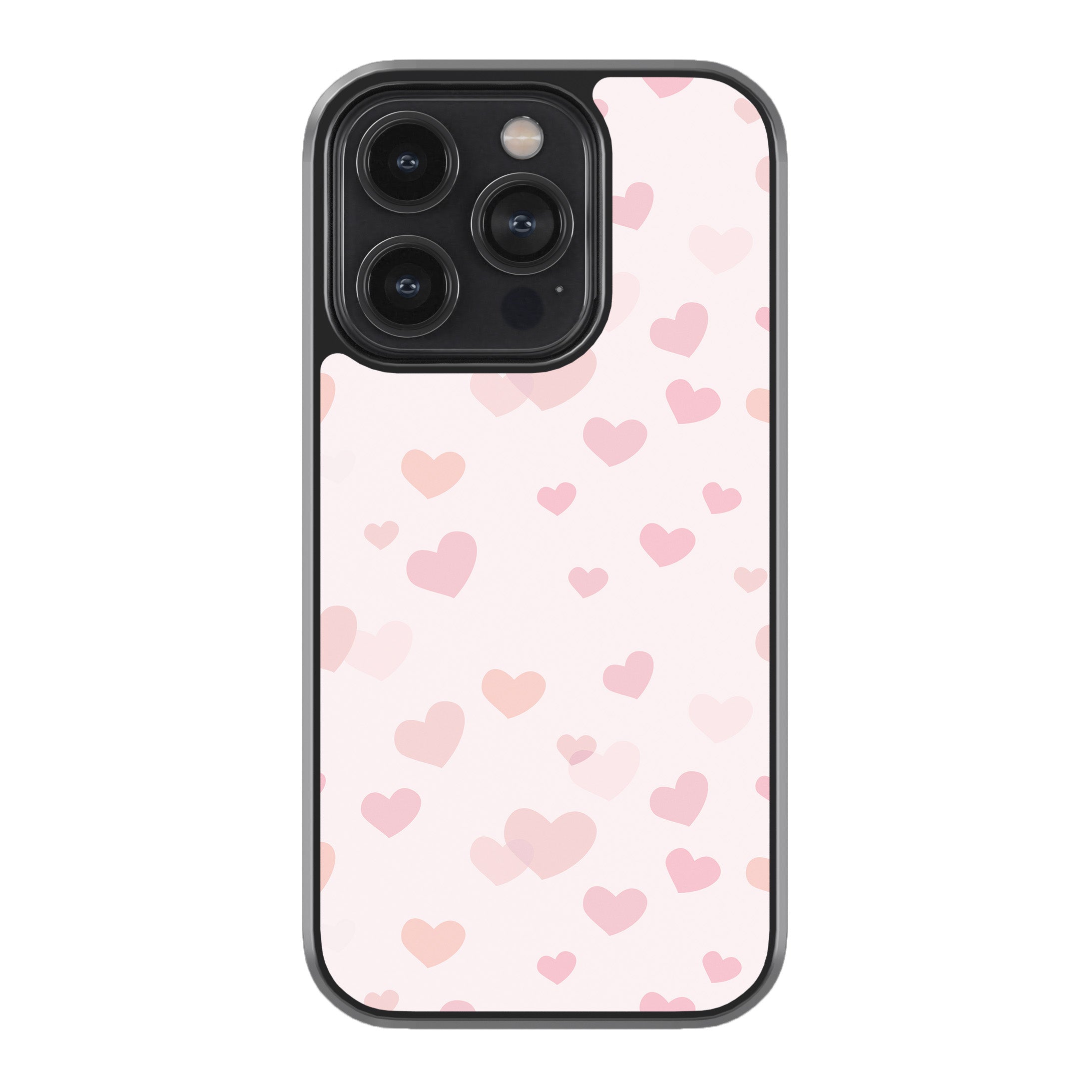 Pink Heart Drops Phone Cover