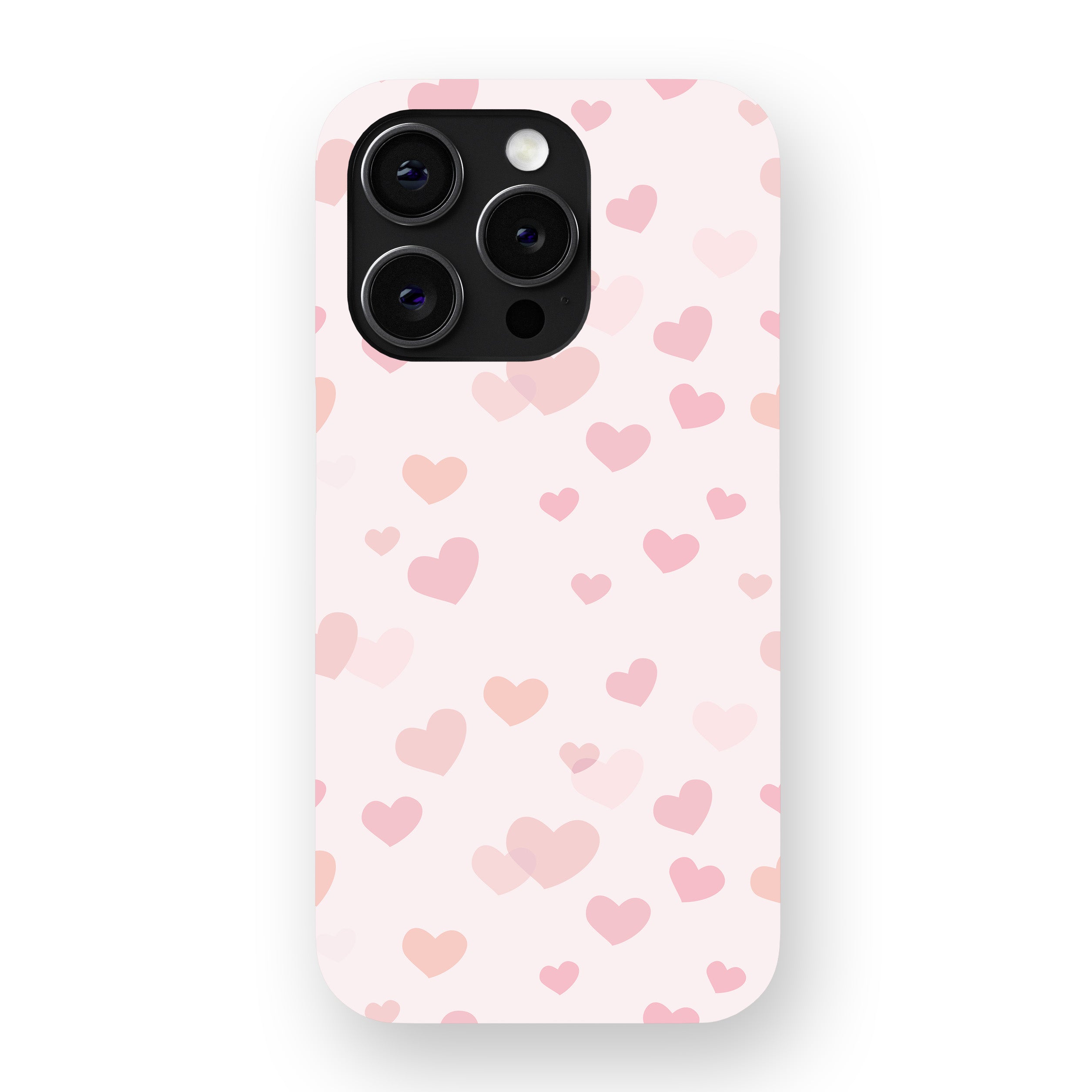 Pink Heart Drops Phone Cover