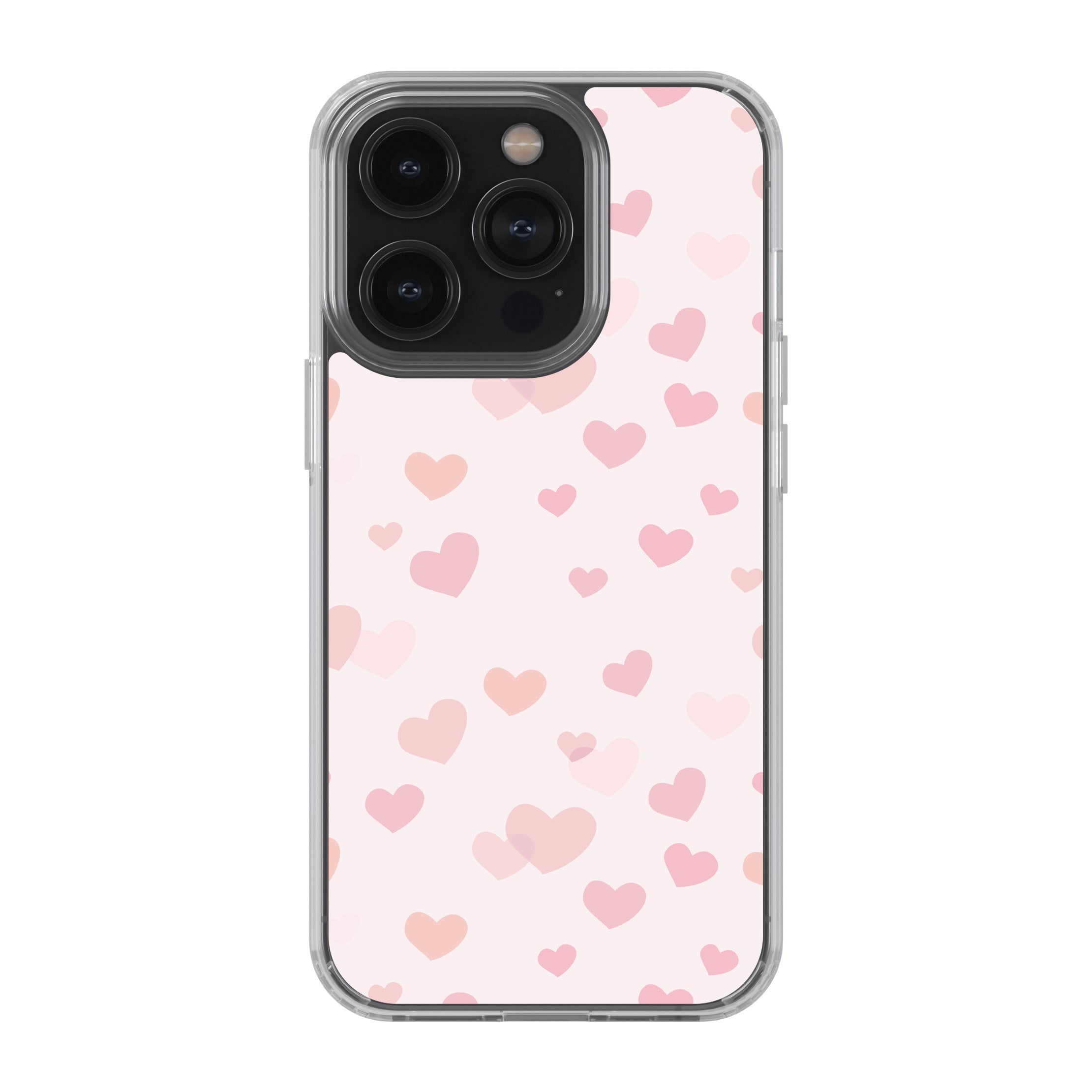 Pink Heart Drops Phone Cover