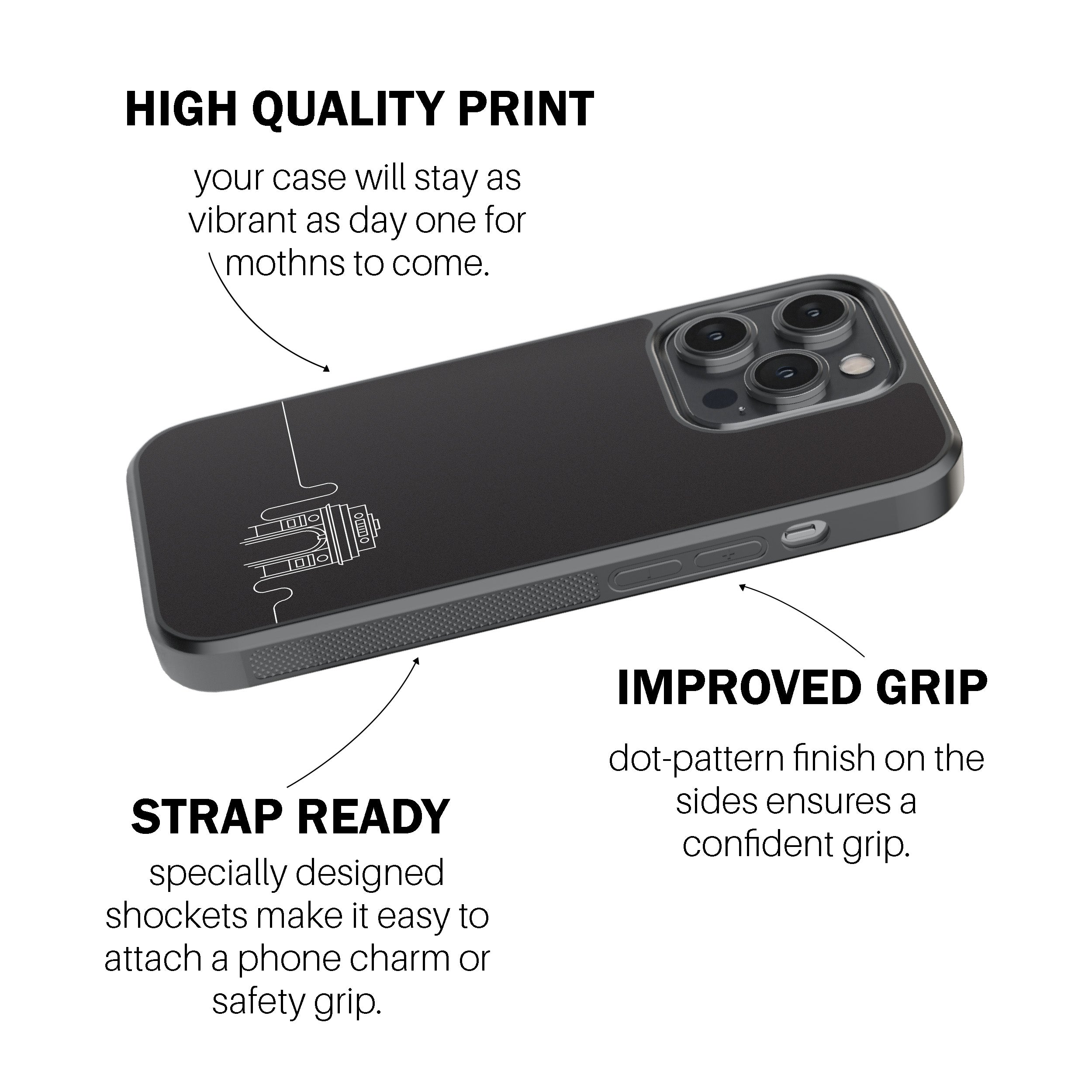 Monument Sketch Phone Cover