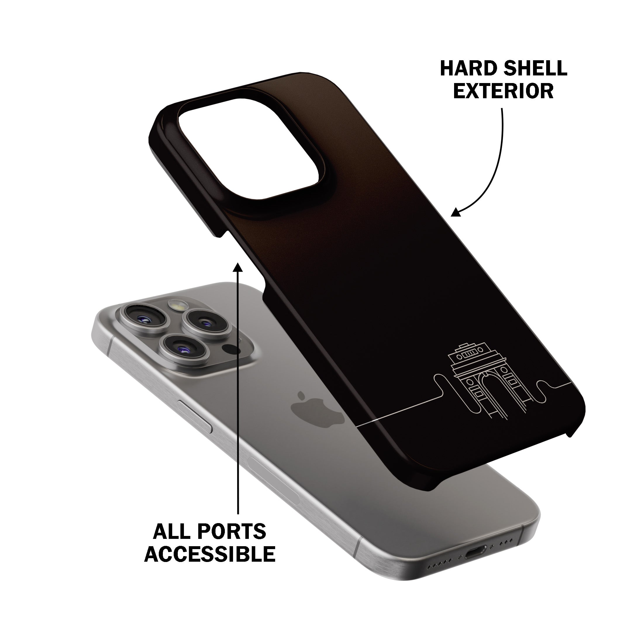 Monument Sketch Phone Cover