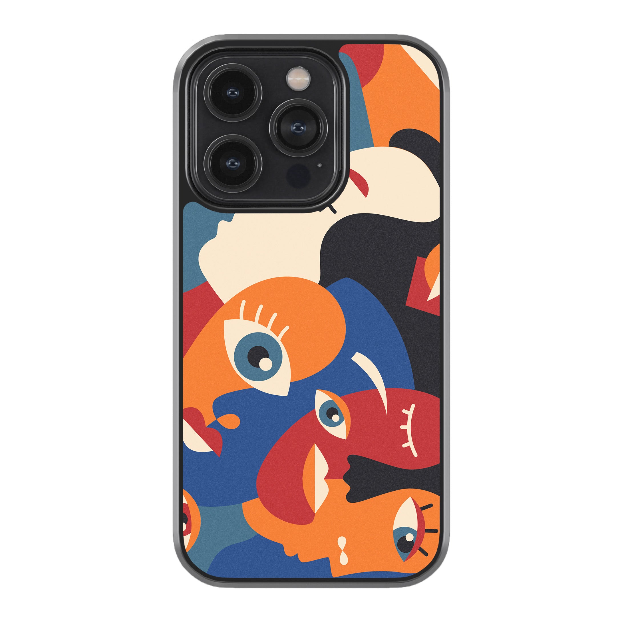 Abstract Faces Phone Cover