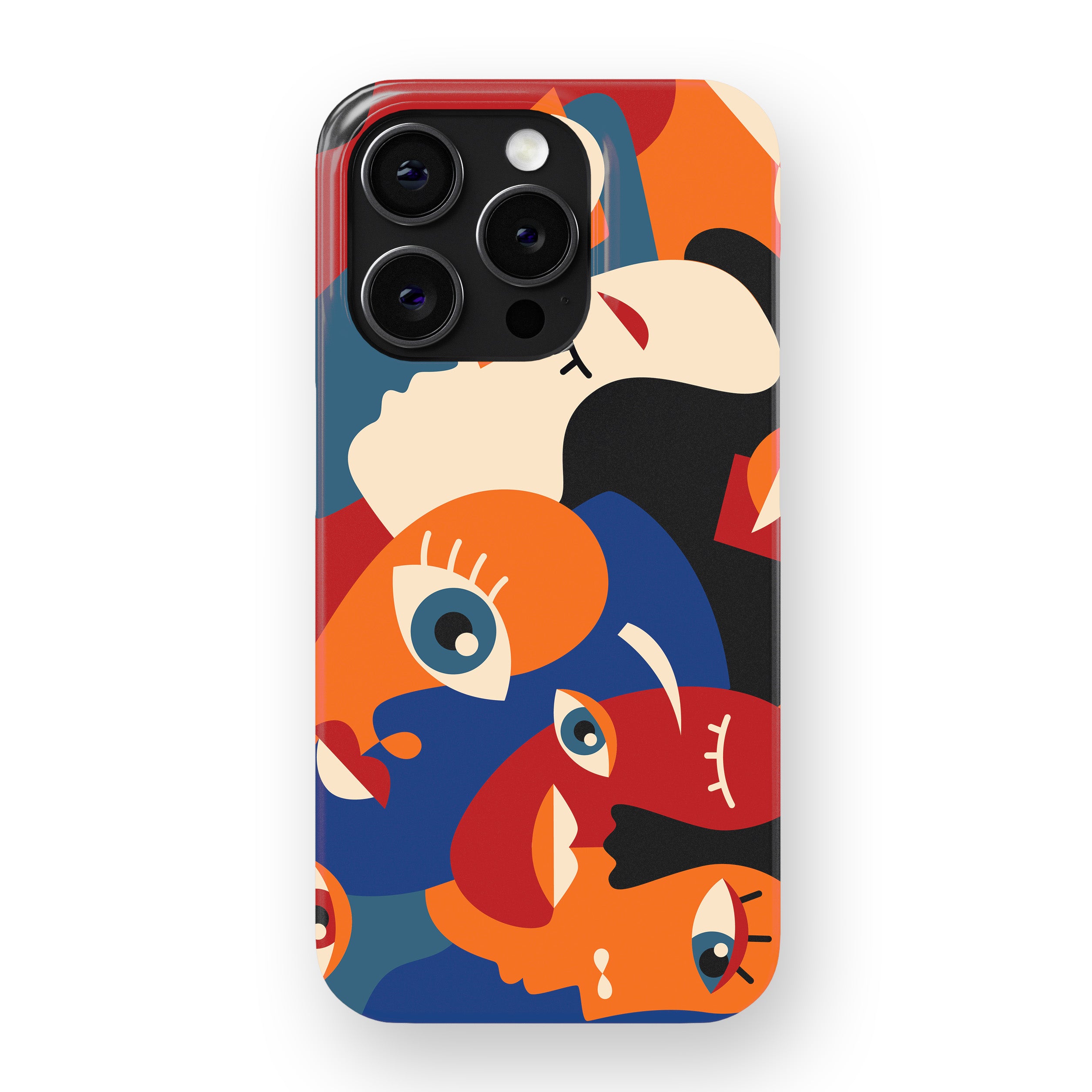 Abstract Faces Phone Cover