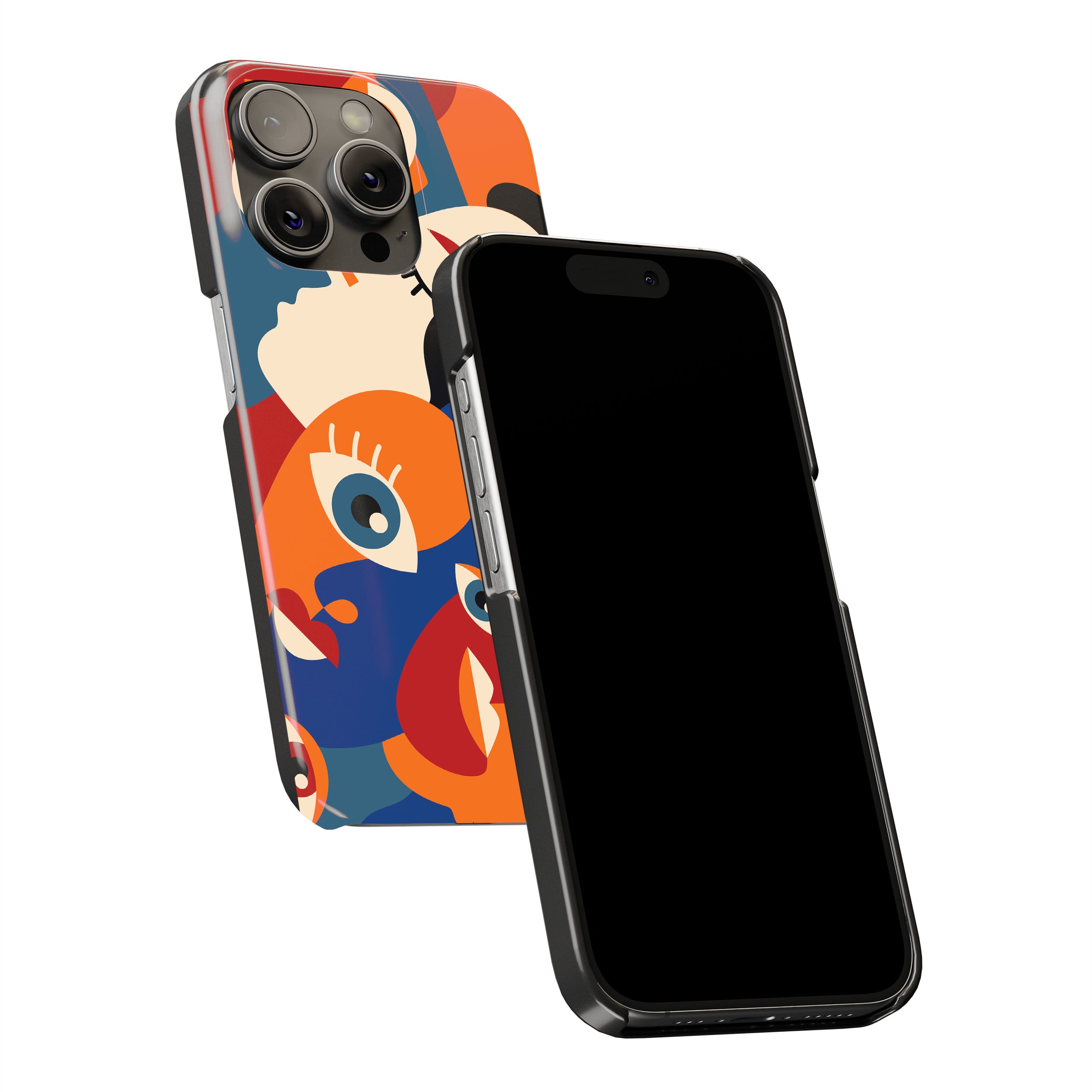 Abstract Faces Phone Cover