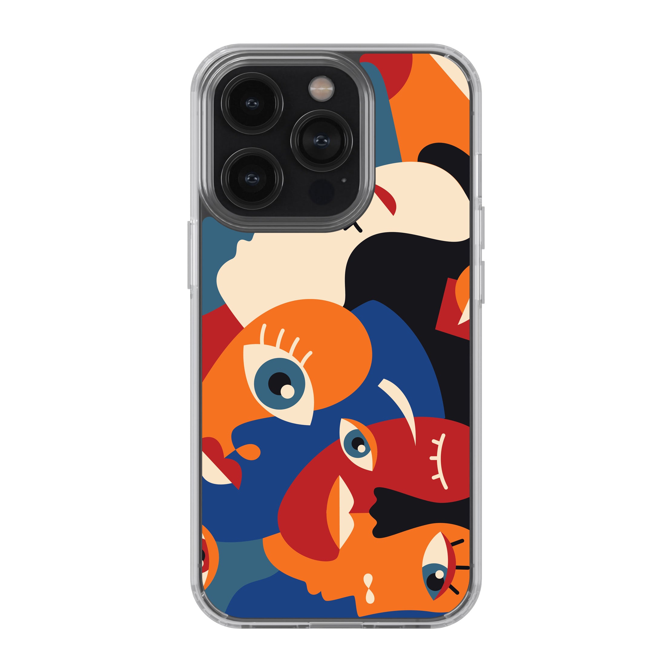 Abstract Faces Phone Cover