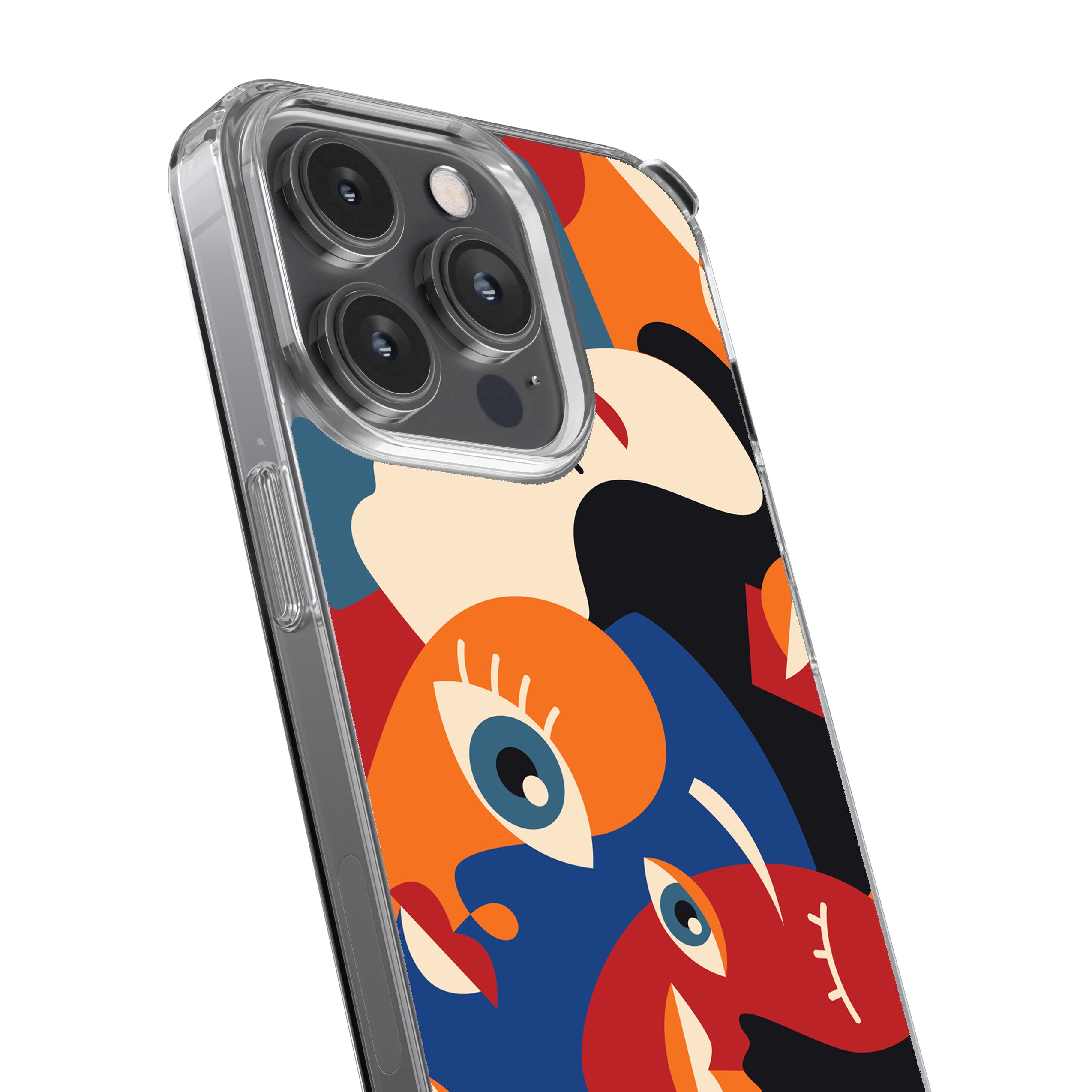 Abstract Faces Phone Cover