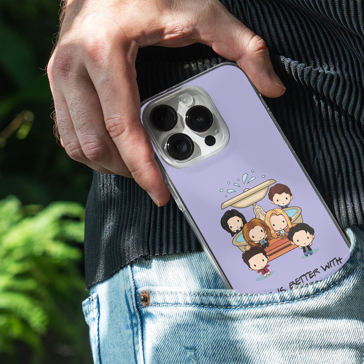 Life Is Better With FRIENDS – Circle Phone Cover