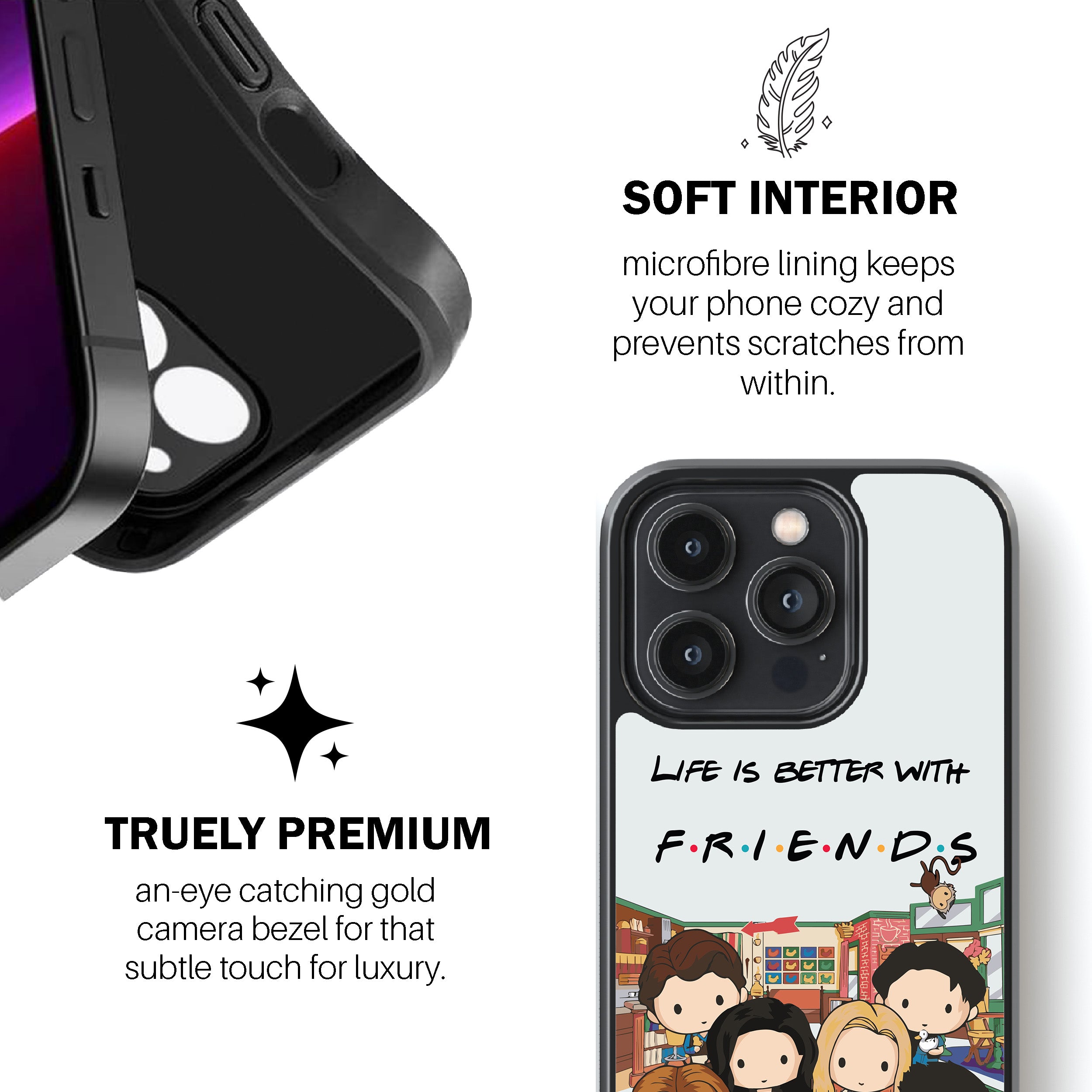 Life Is Better With FRIENDS – Table Phone Cover