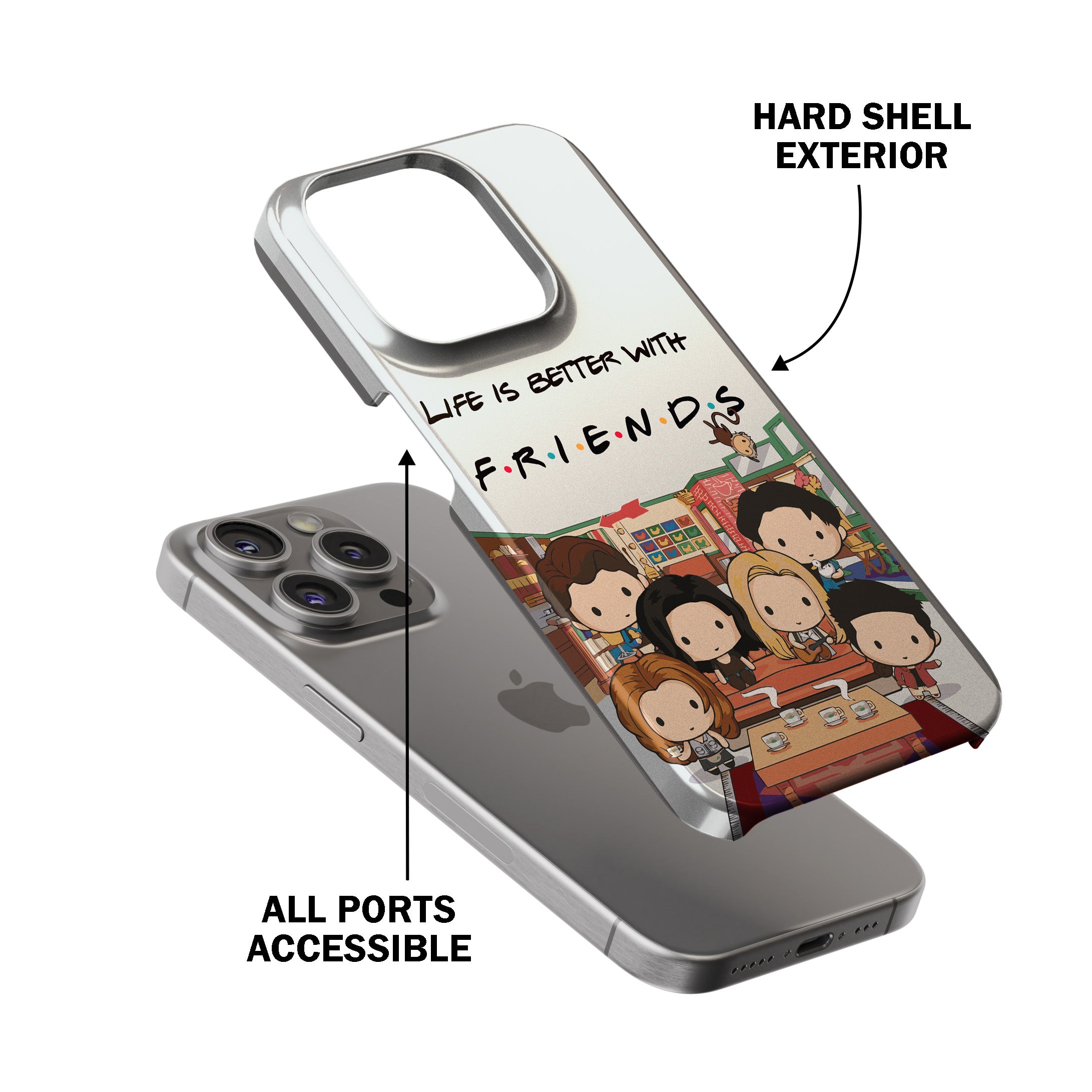Life Is Better With FRIENDS – Table Phone Cover