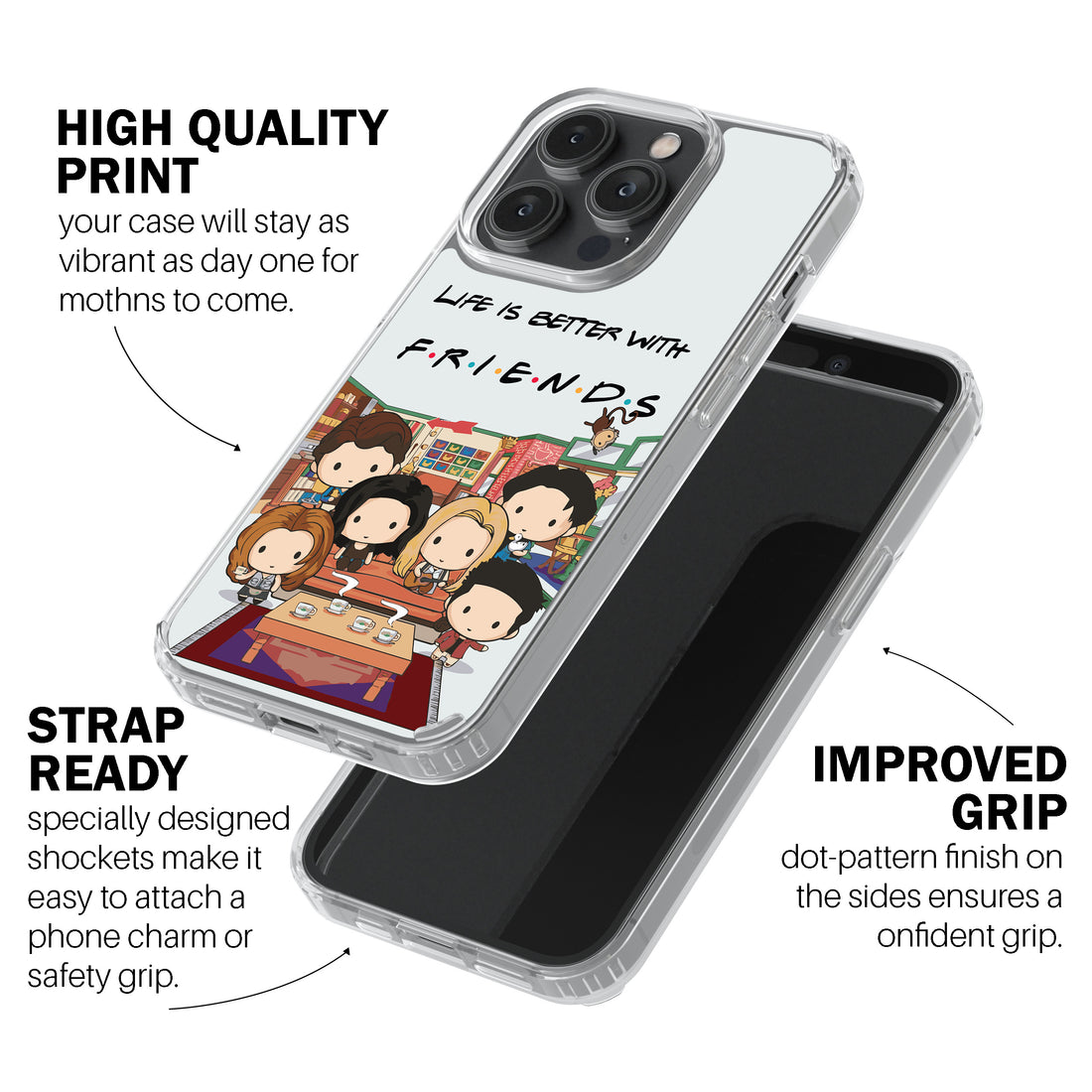 Life Is Better With FRIENDS – Table Phone Cover