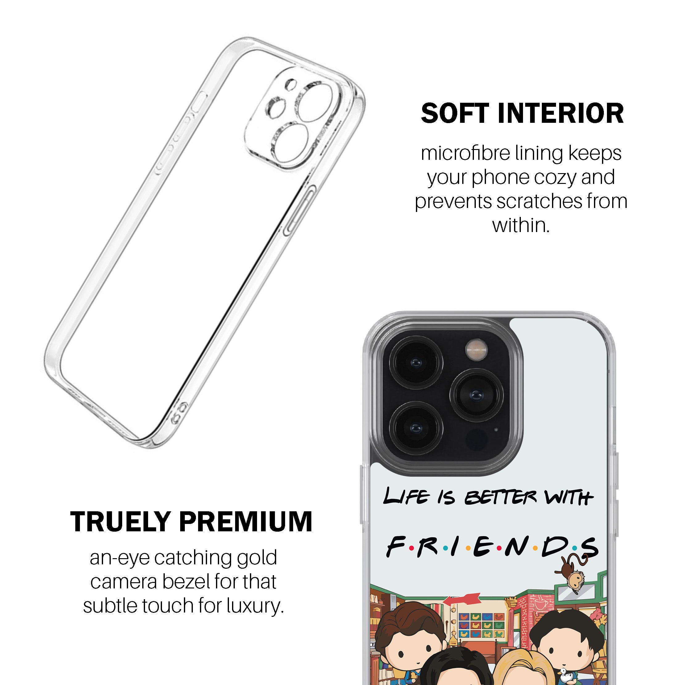 Life Is Better With FRIENDS – Table Phone Cover