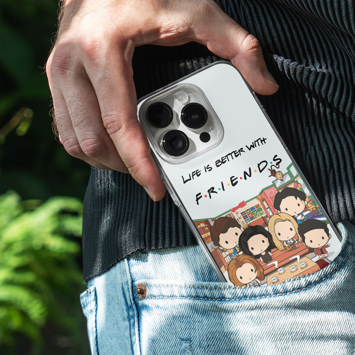 Life Is Better With FRIENDS – Table Phone Cover